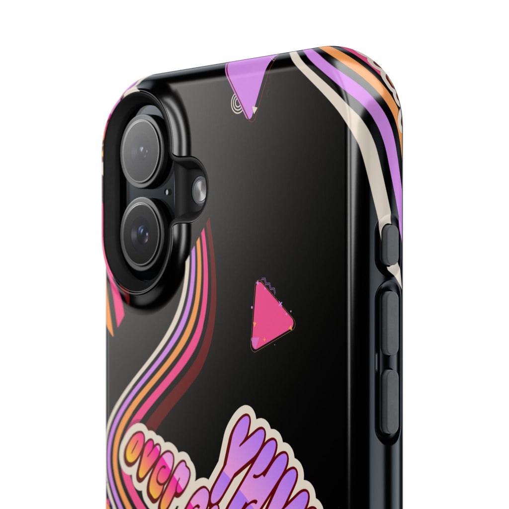 Retro 'YHVH over everything' Magnetic Phone Case — Impact-Resistant Protective Cover