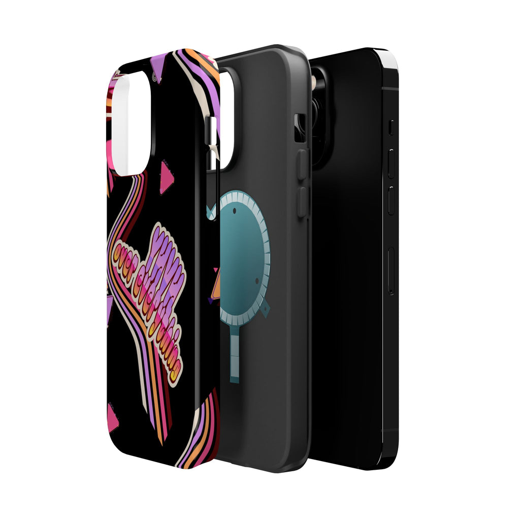 Retro 'YHVH over everything' Magnetic Phone Case — Impact-Resistant Protective Cover