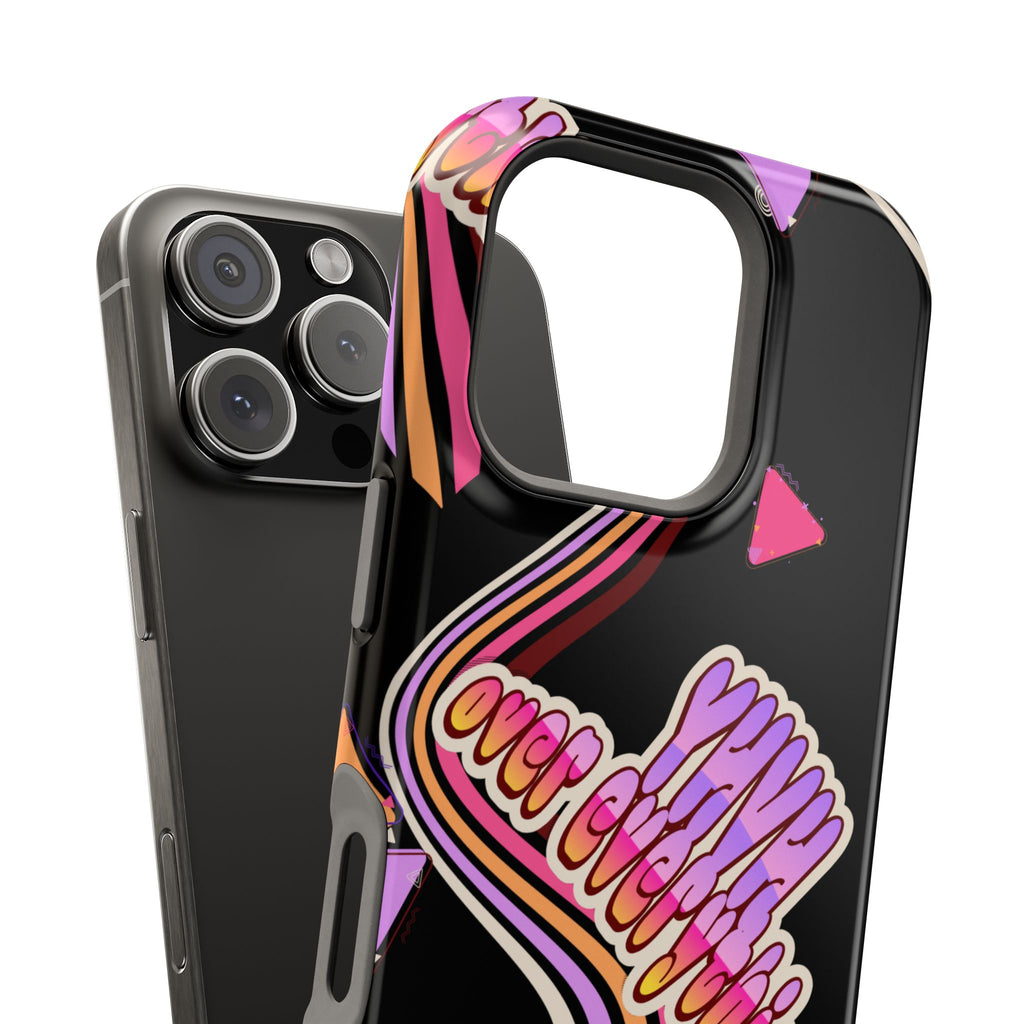 Retro 'YHVH over everything' Magnetic Phone Case — Impact-Resistant Protective Cover