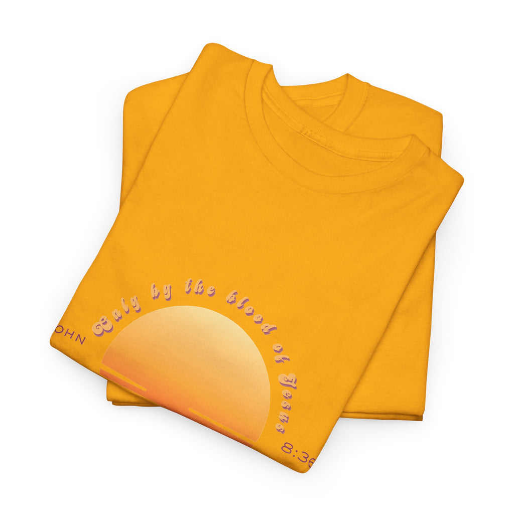 Women's 'Set free indeed' John 8:36- Heavy Cotton Tee