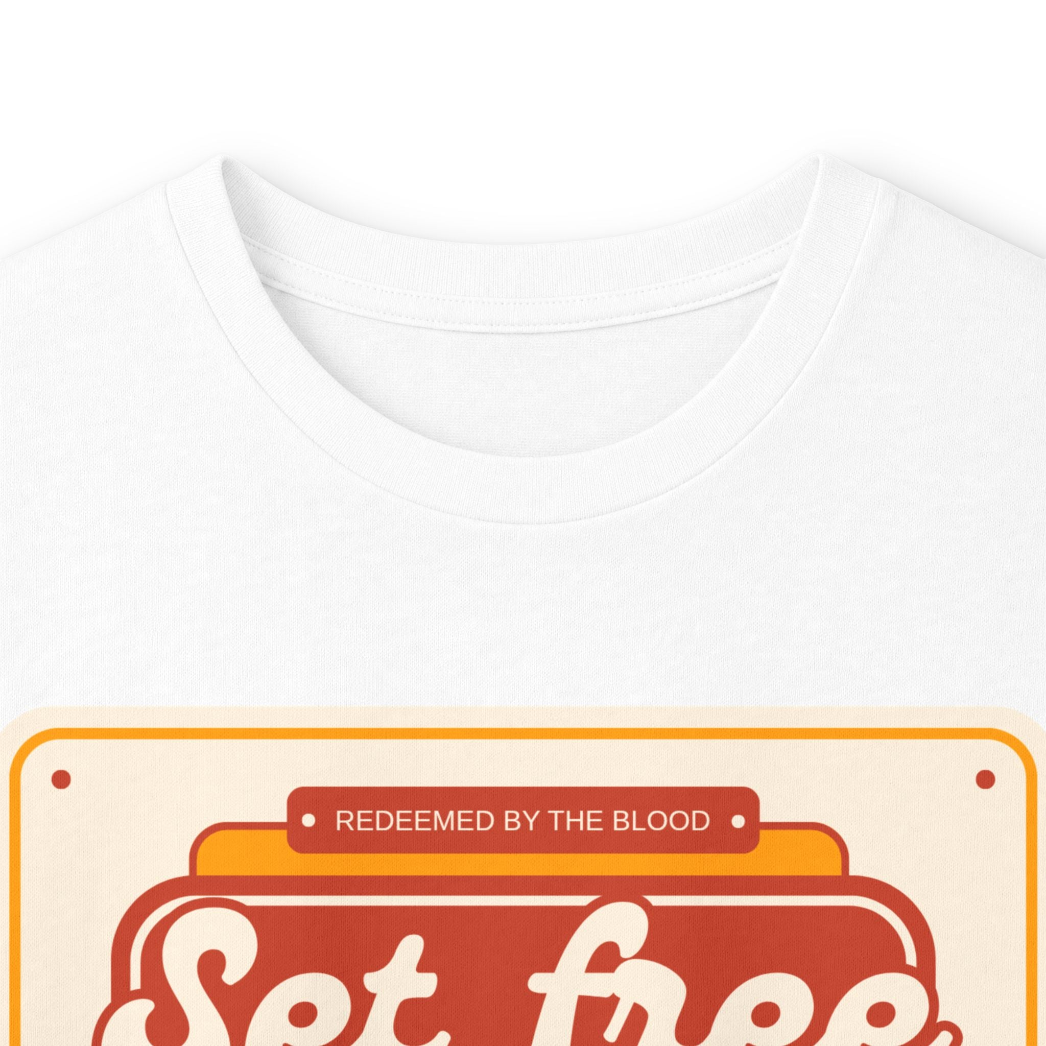 Men's 'Set free indeed' - Ultra Cotton Long Sleeve Tee