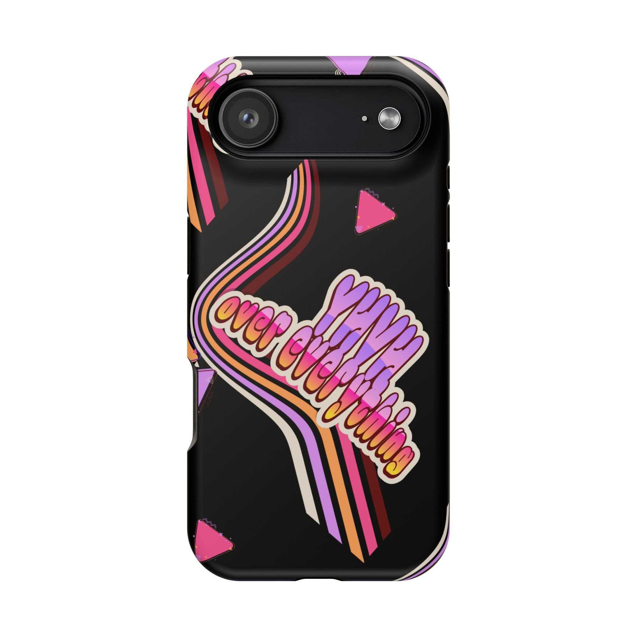 Retro 'YHVH over everything' Magnetic Phone Case — Impact-Resistant Protective Cover