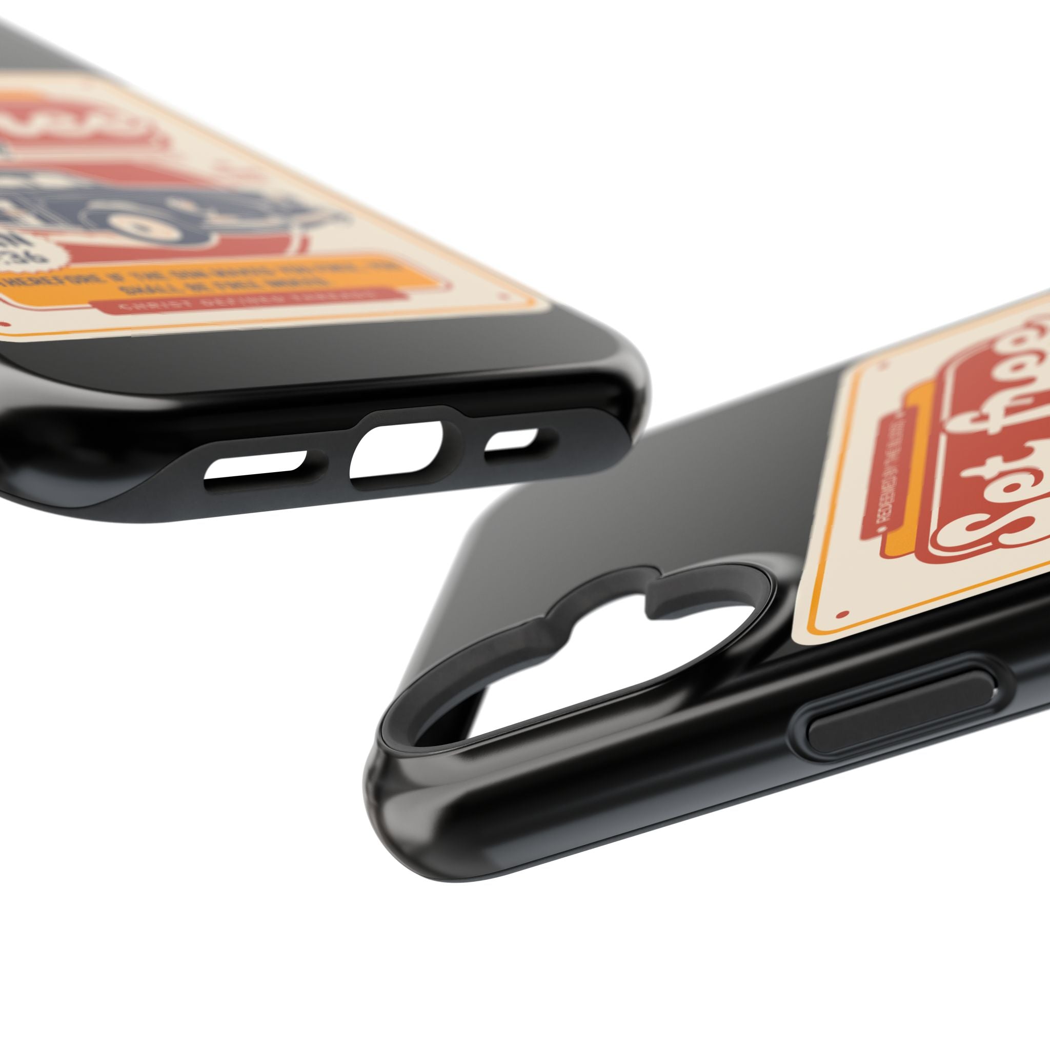 Men's 'Set free indeed' Vintage Graphic Phone Case — Magnetic Impact-Resistant