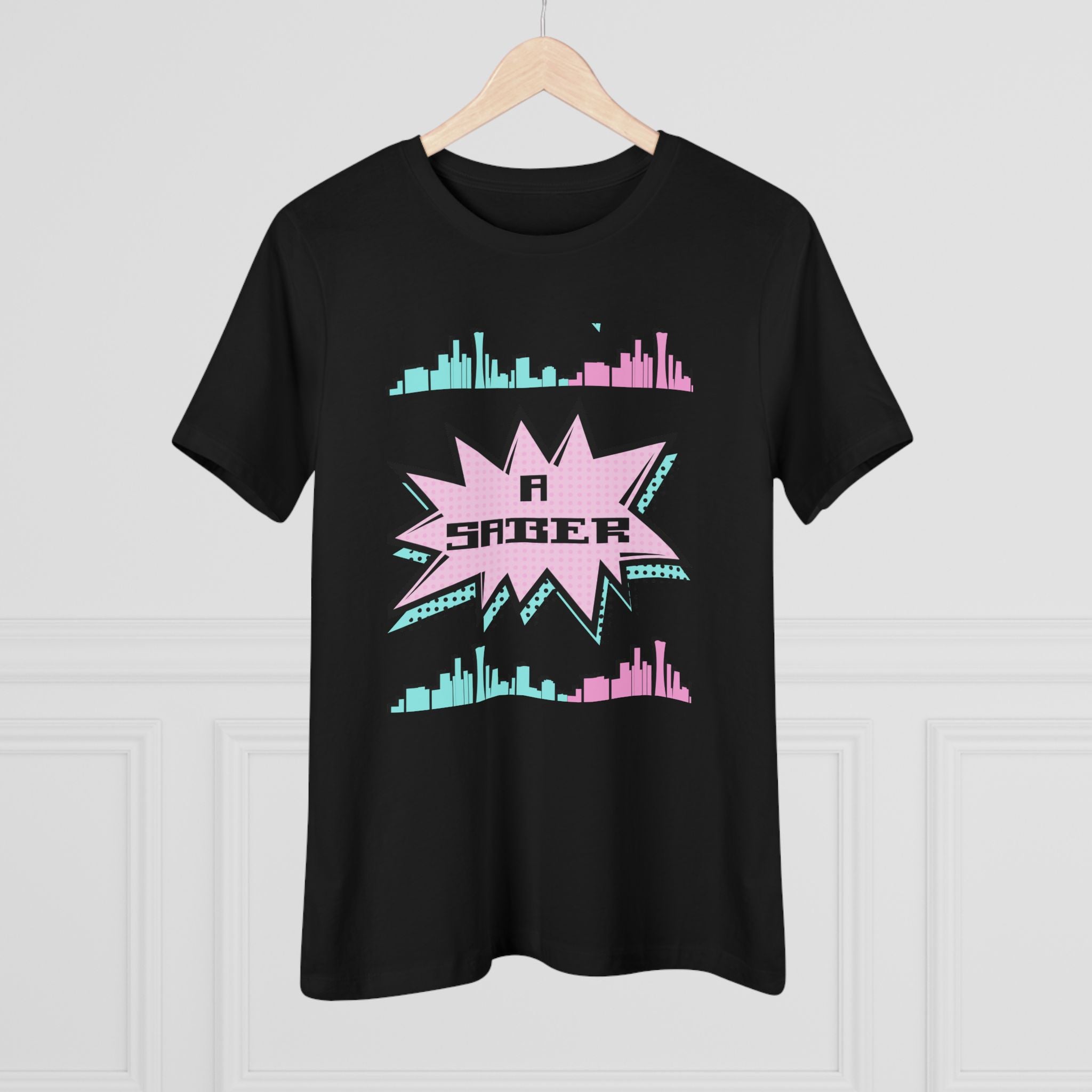 Women's Spanish 'A Saber' Cotton Tee – Retro Español Graphic T-Shirt