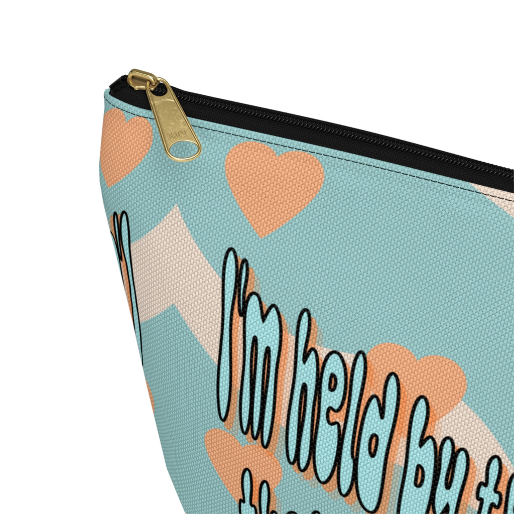'I am held by the pearced hands that healed my broken soul'Accessory Pouch — Inspirational Bag