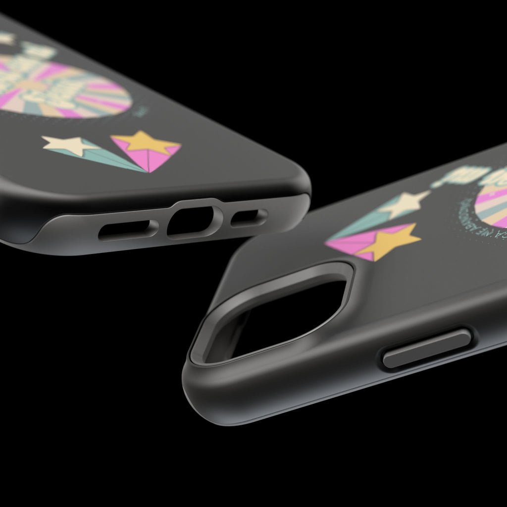 Mujeres Cover de Telefono Magnético e Impacto Resistente— "En Victoria con mi Jesús" Retro Star Design