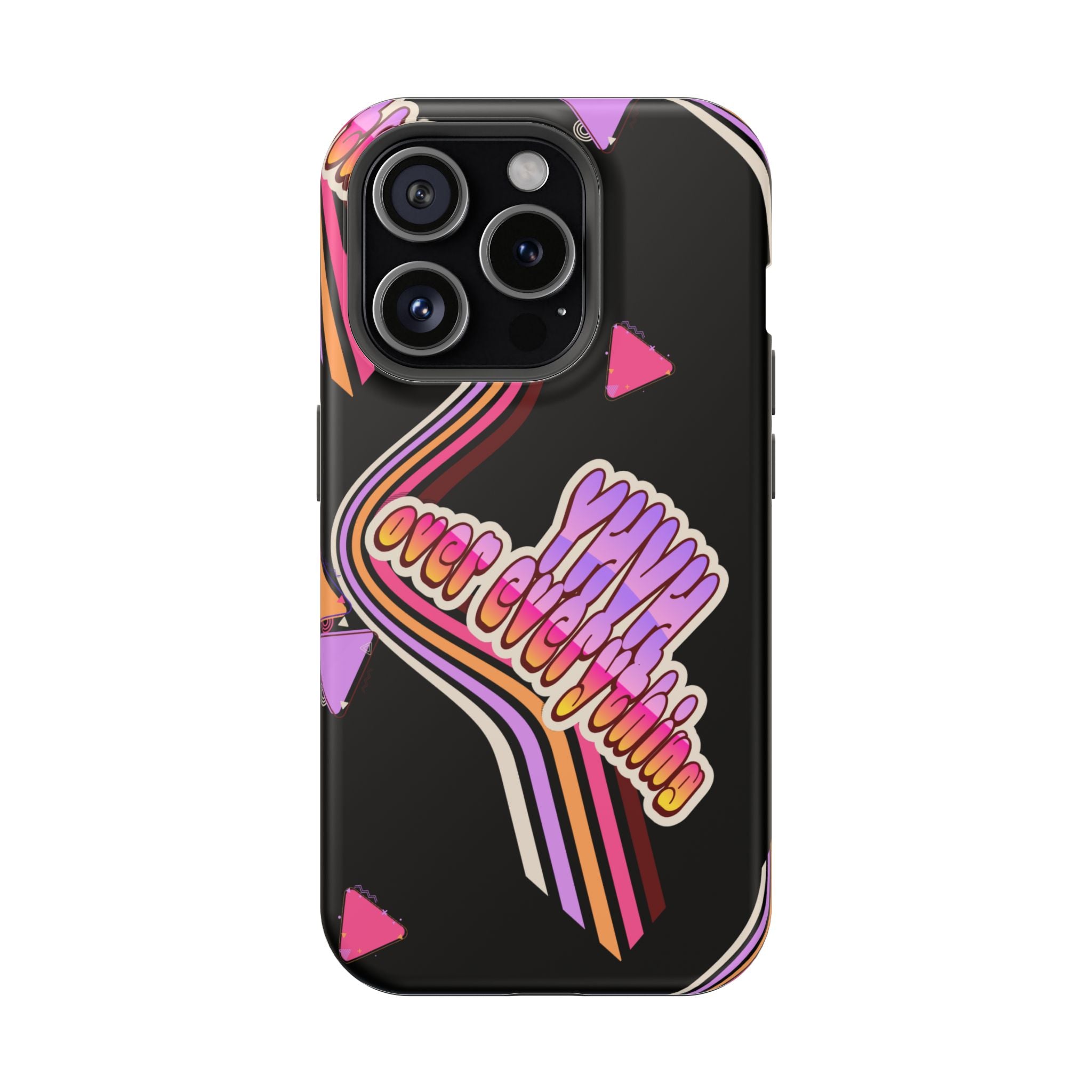 Retro 'YHVH over everything' Magnetic Phone Case — Impact-Resistant Protective Cover
