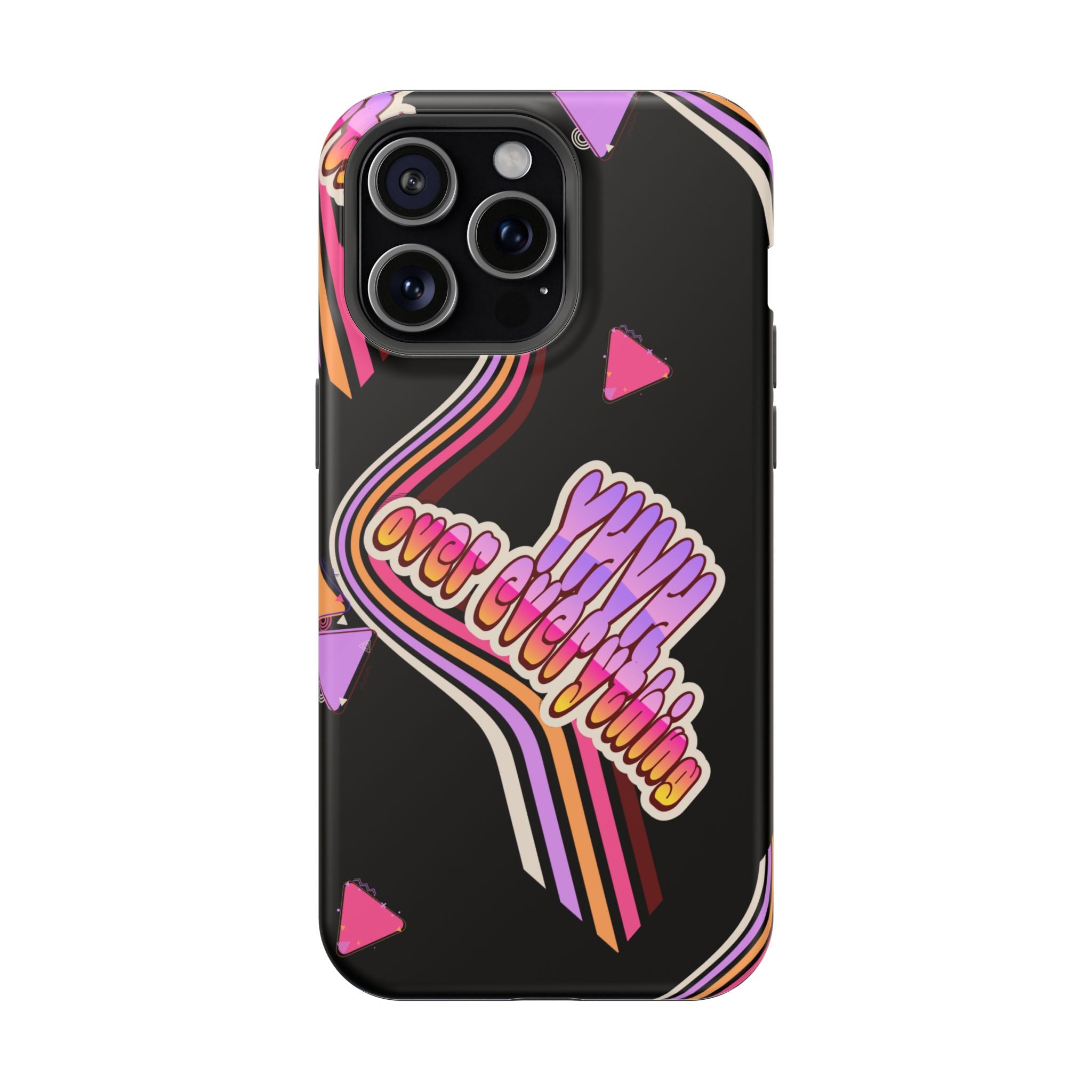 Retro 'YHVH over everything' Magnetic Phone Case — Impact-Resistant Protective Cover