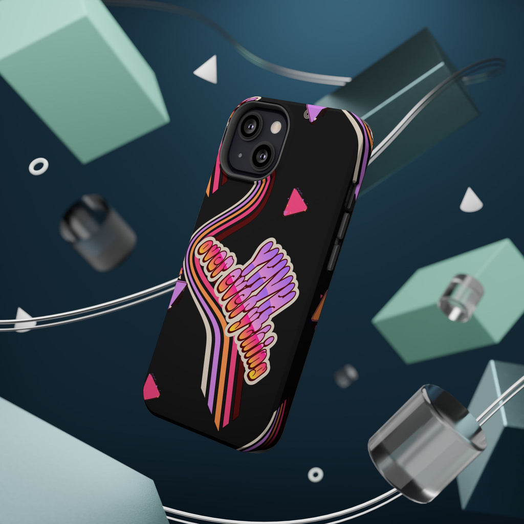 Retro 'YHVH over everything' Magnetic Phone Case — Impact-Resistant Protective Cover