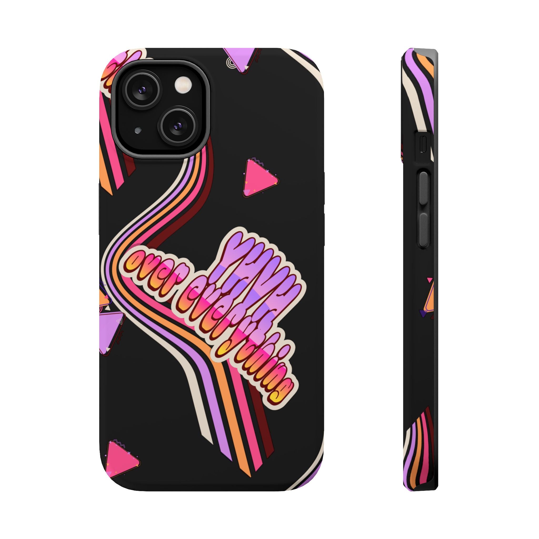 Retro 'YHVH over everything' Magnetic Phone Case — Impact-Resistant Protective Cover