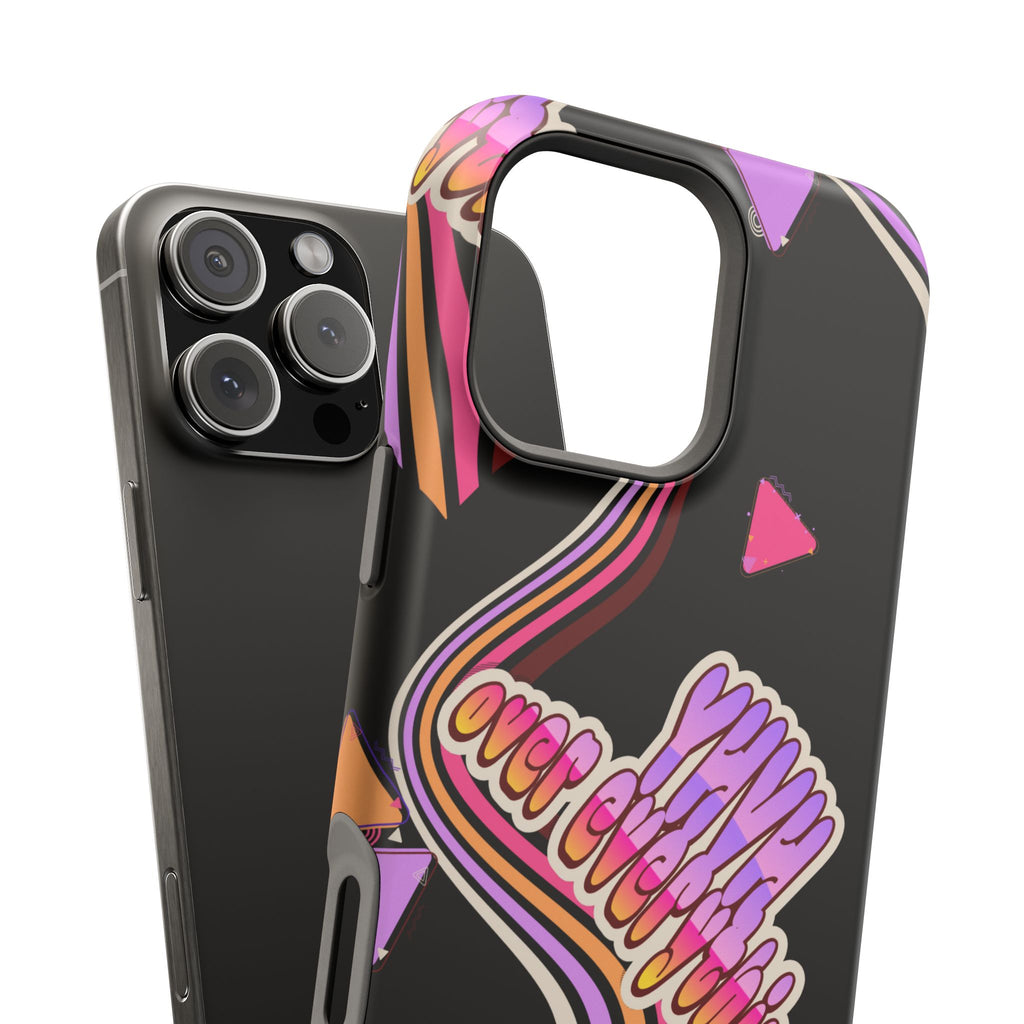Retro 'YHVH over everything' Magnetic Phone Case — Impact-Resistant Protective Cover