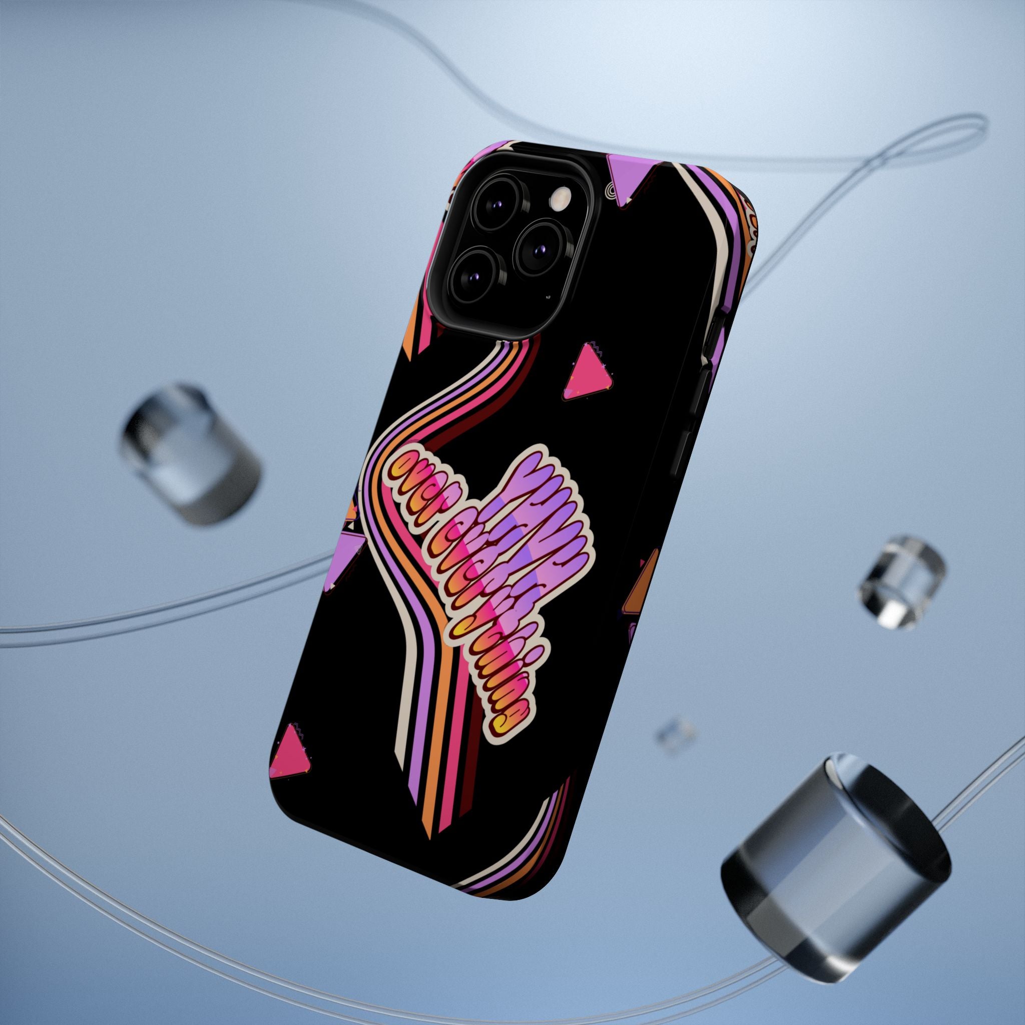 Retro 'YHVH over everything' Magnetic Phone Case — Impact-Resistant Protective Cover