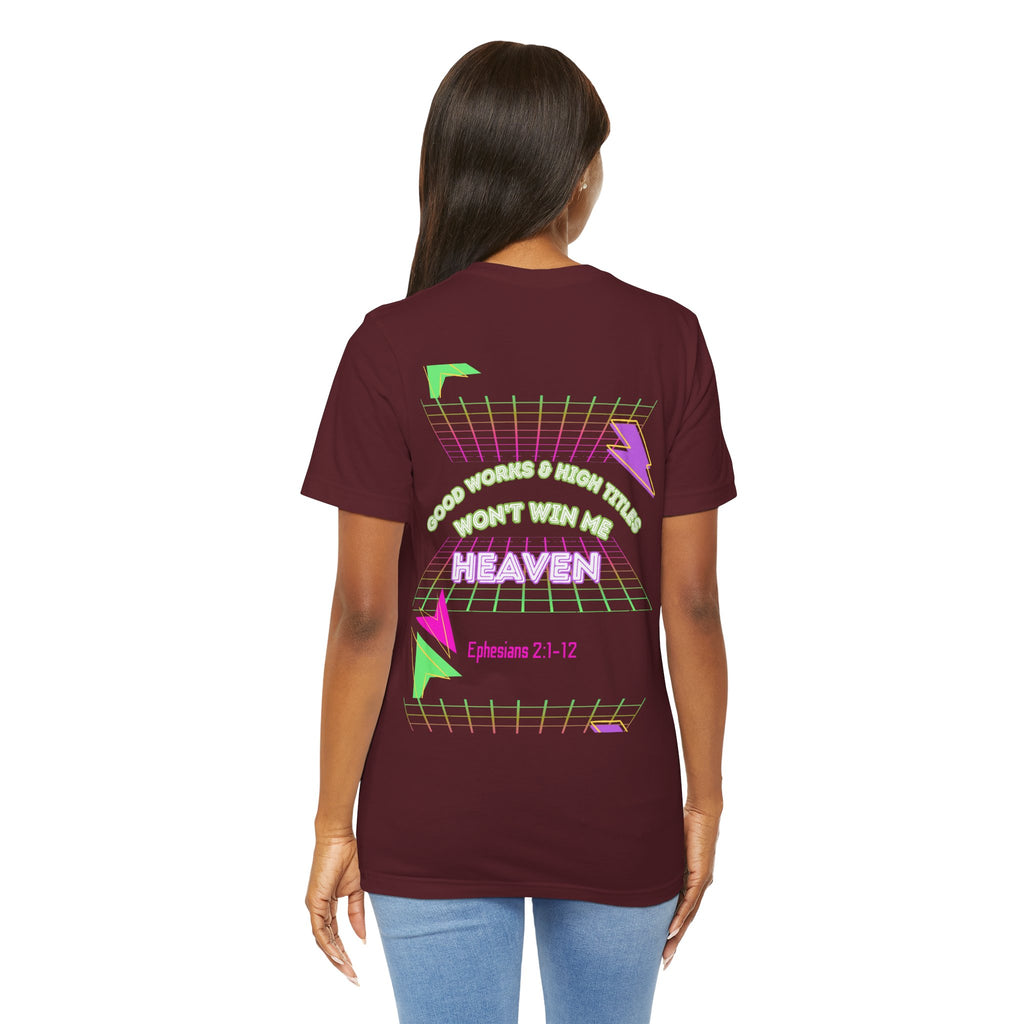 Woman's "Good works" Retro Tee— Ephesians 2:1-12 Retro Christian T-Shirt