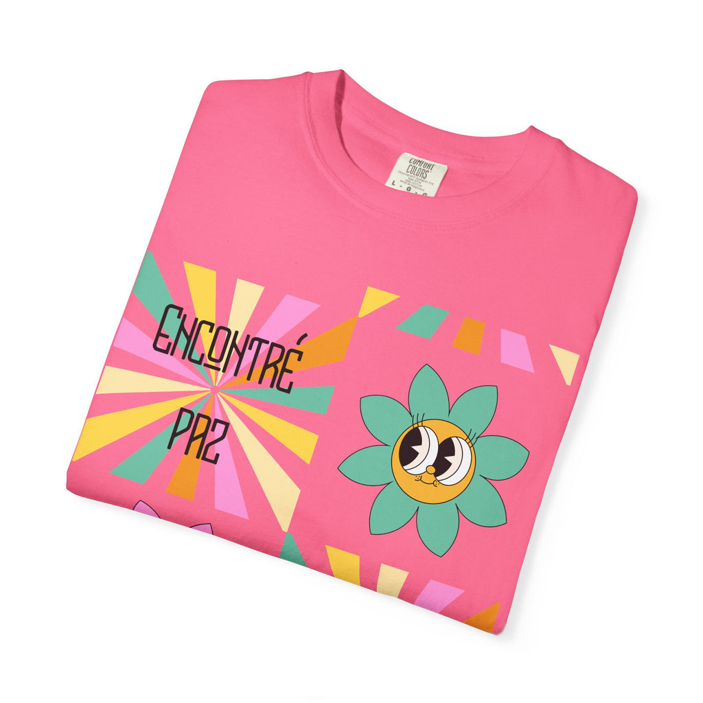 Woman's Spanish "Encontré paz en Jesús"- Camisa Retro Español