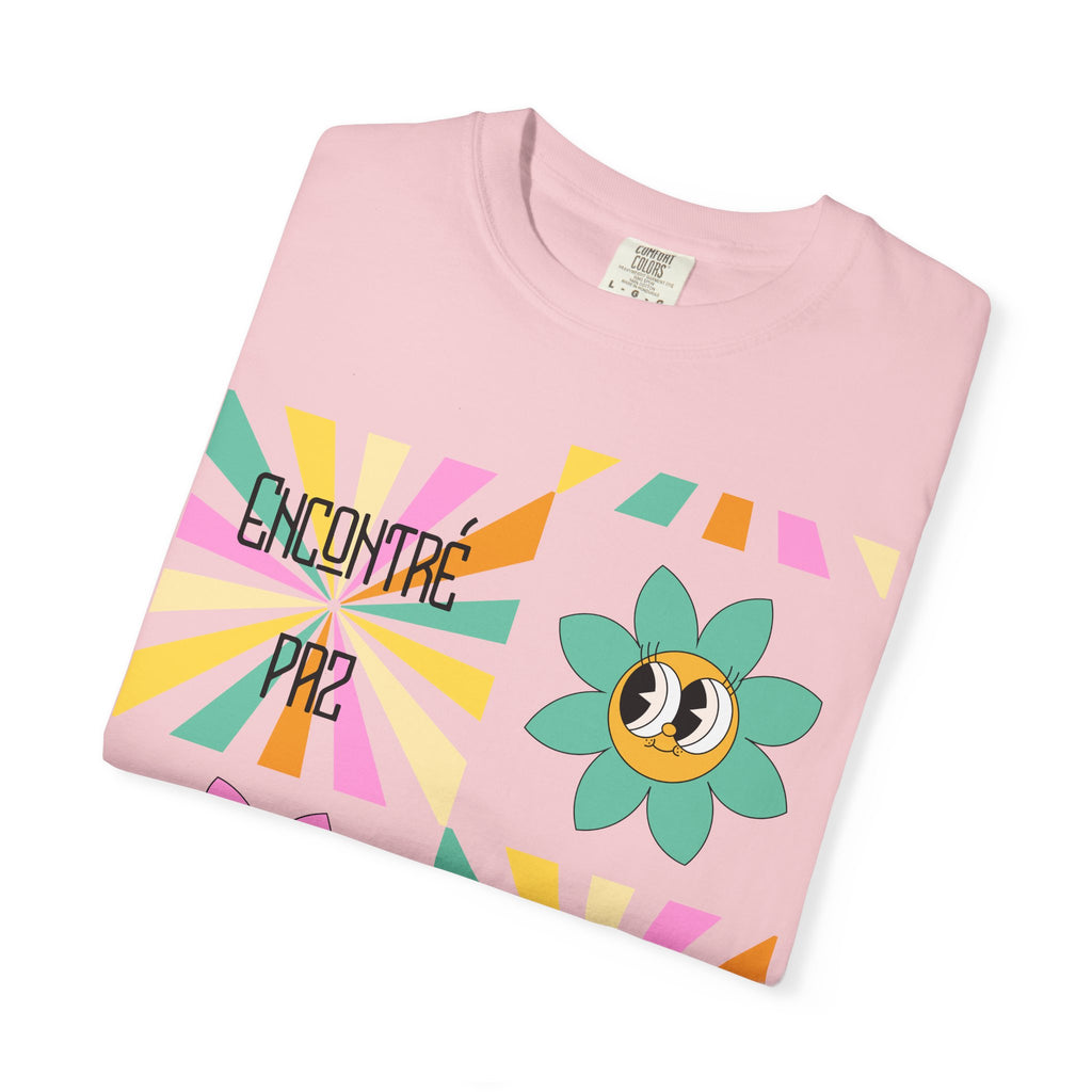 Woman's Spanish "Encontré paz en Jesús"- Camisa Retro Español