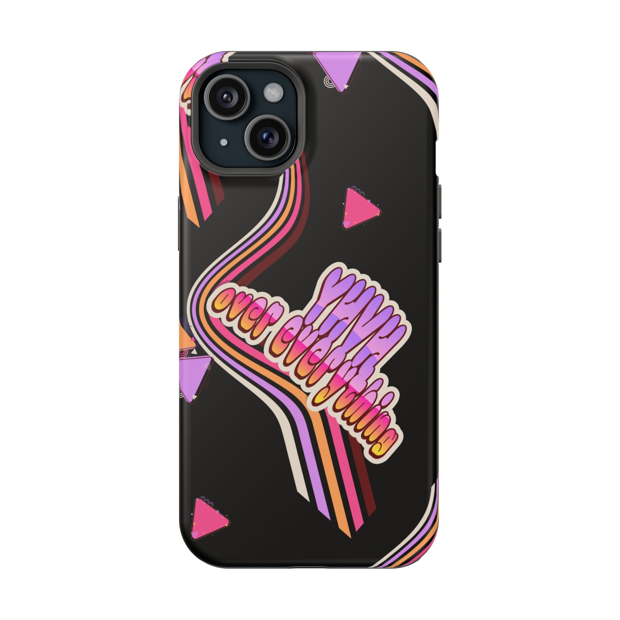 Retro 'YHVH over everything' Magnetic Phone Case — Impact-Resistant Protective Cover