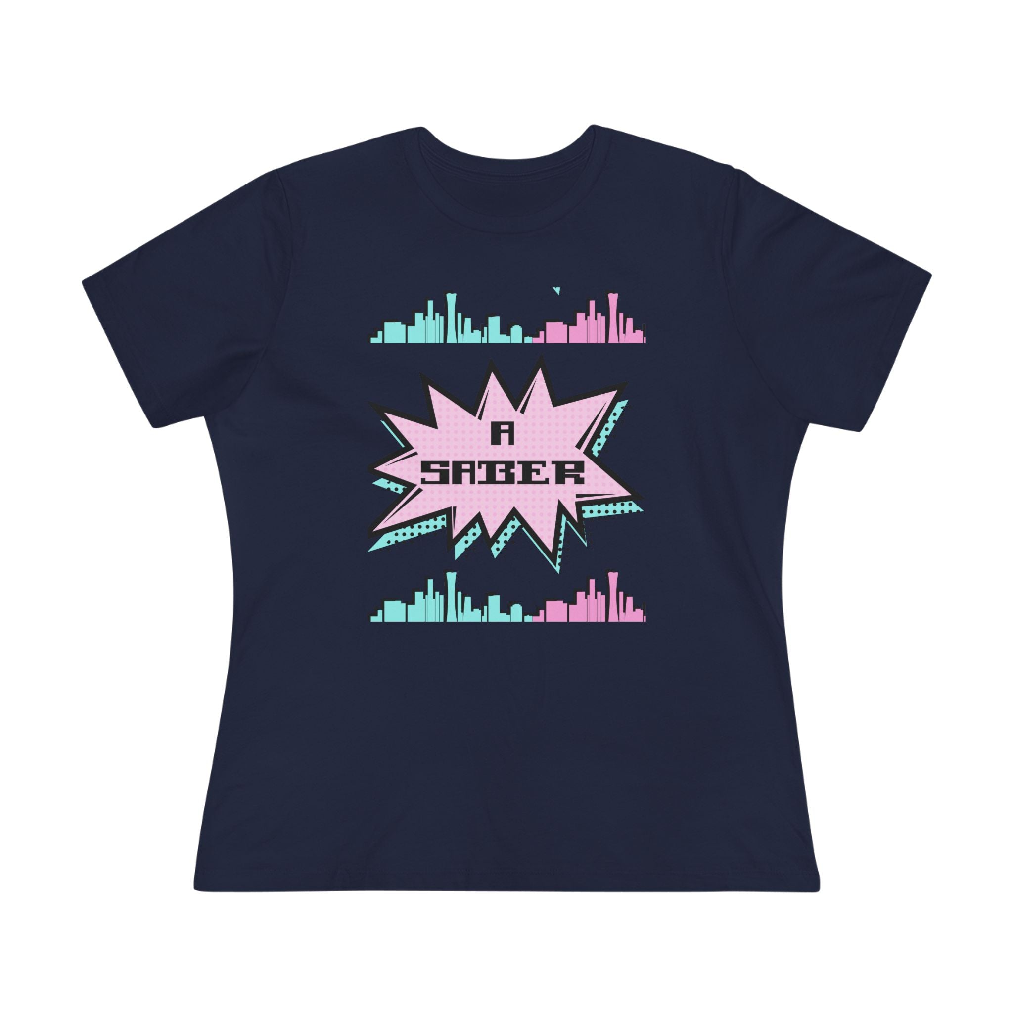 Women's Spanish 'A Saber' Cotton Tee – Retro Español Graphic T-Shirt