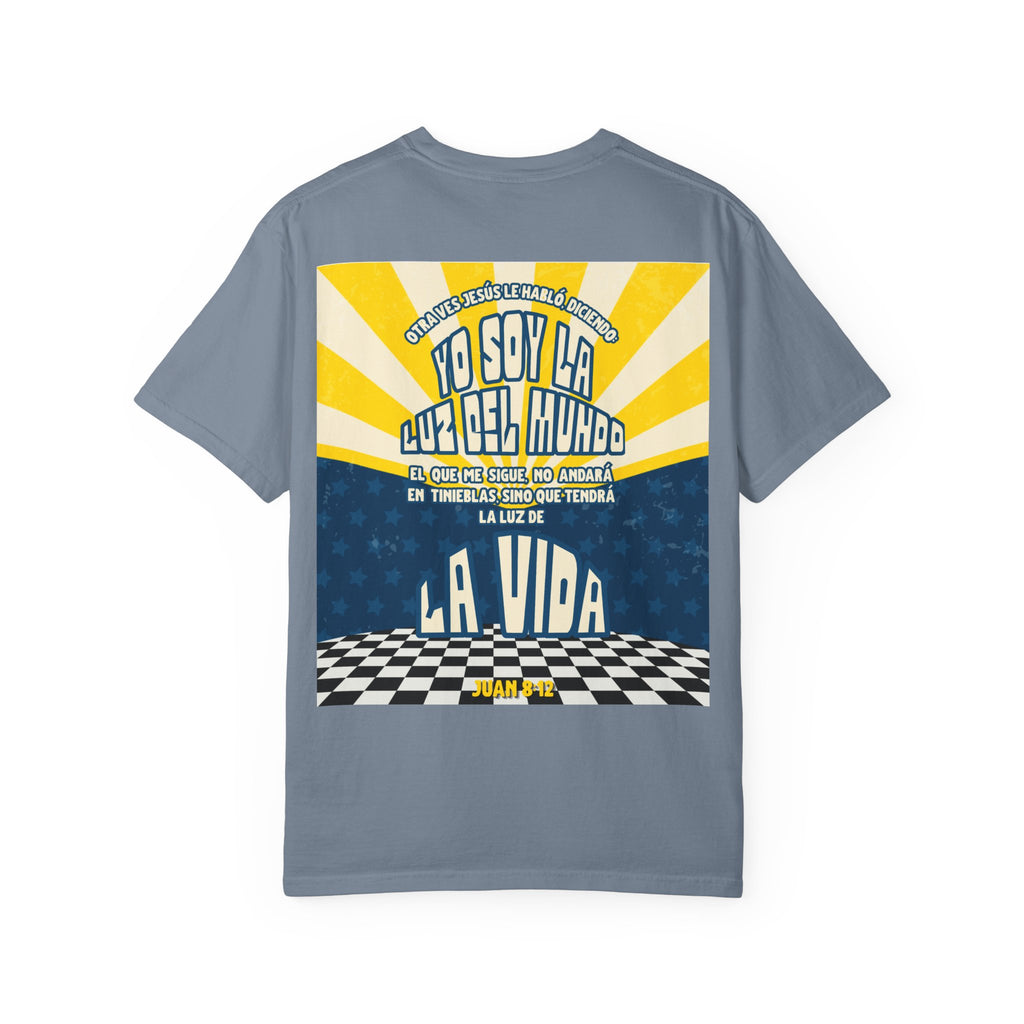 'Se esa luz que enciende a otros' Camisa para hombres — "Jesus les dijo: Yo Soy la Luz del Mundo" Juan 8:12