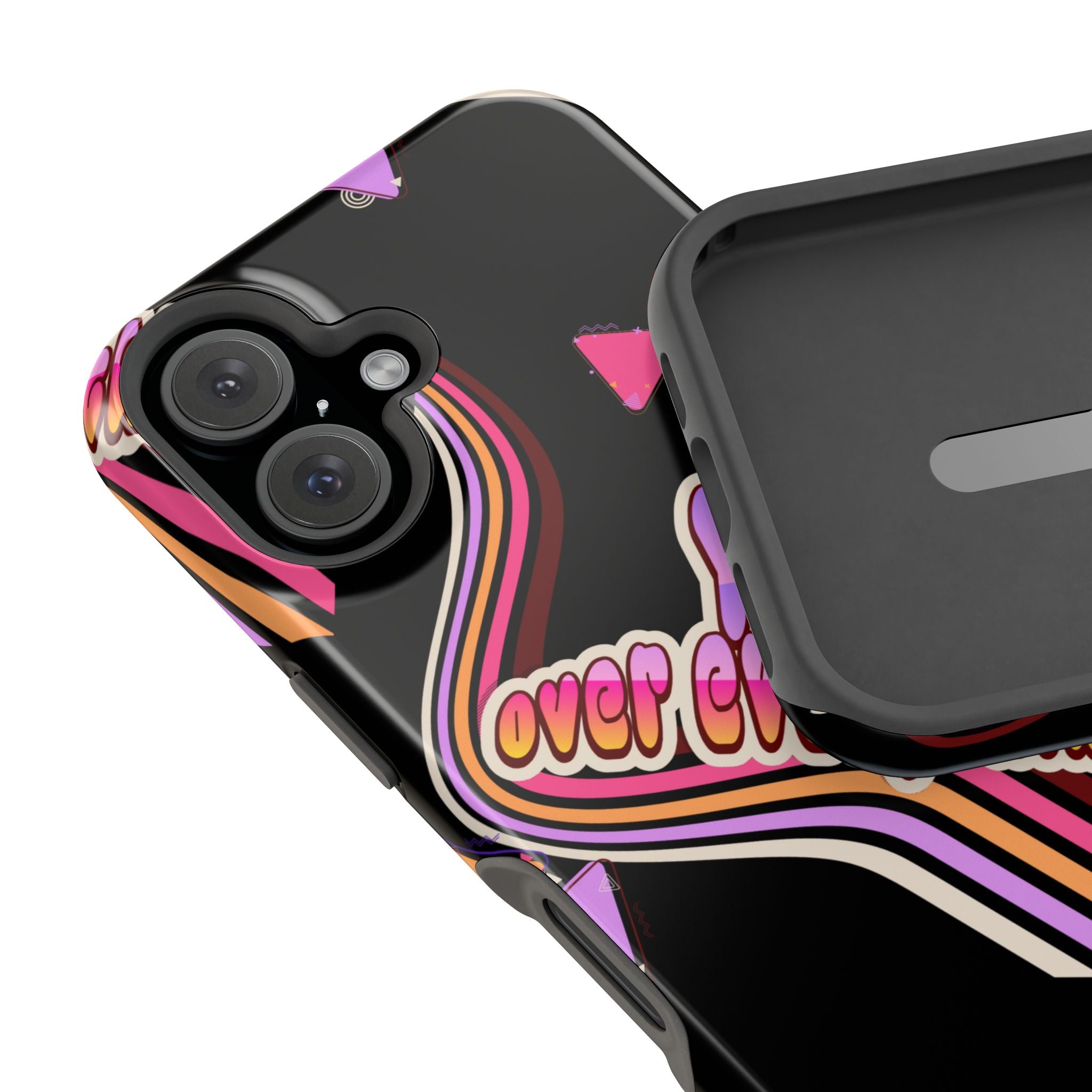 Retro 'YHVH over everything' Magnetic Phone Case — Impact-Resistant Protective Cover