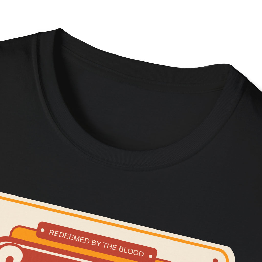 Men's 'Set free Indeed' T‑Shirt — Retro Vintage Car Christian Faith Graphic Tee