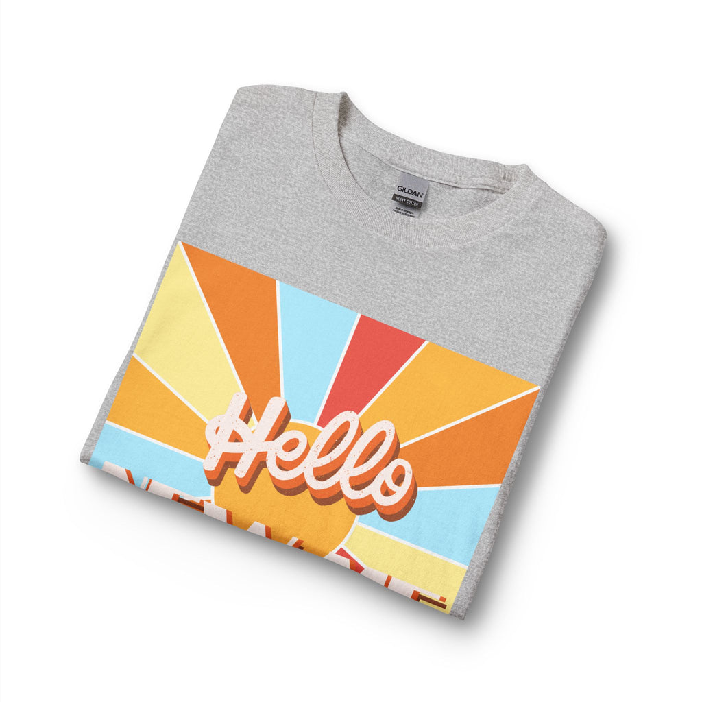 Men's Long Sleeve  — "Hello New Me" Christian Made New in Christ Inspirational Shirt