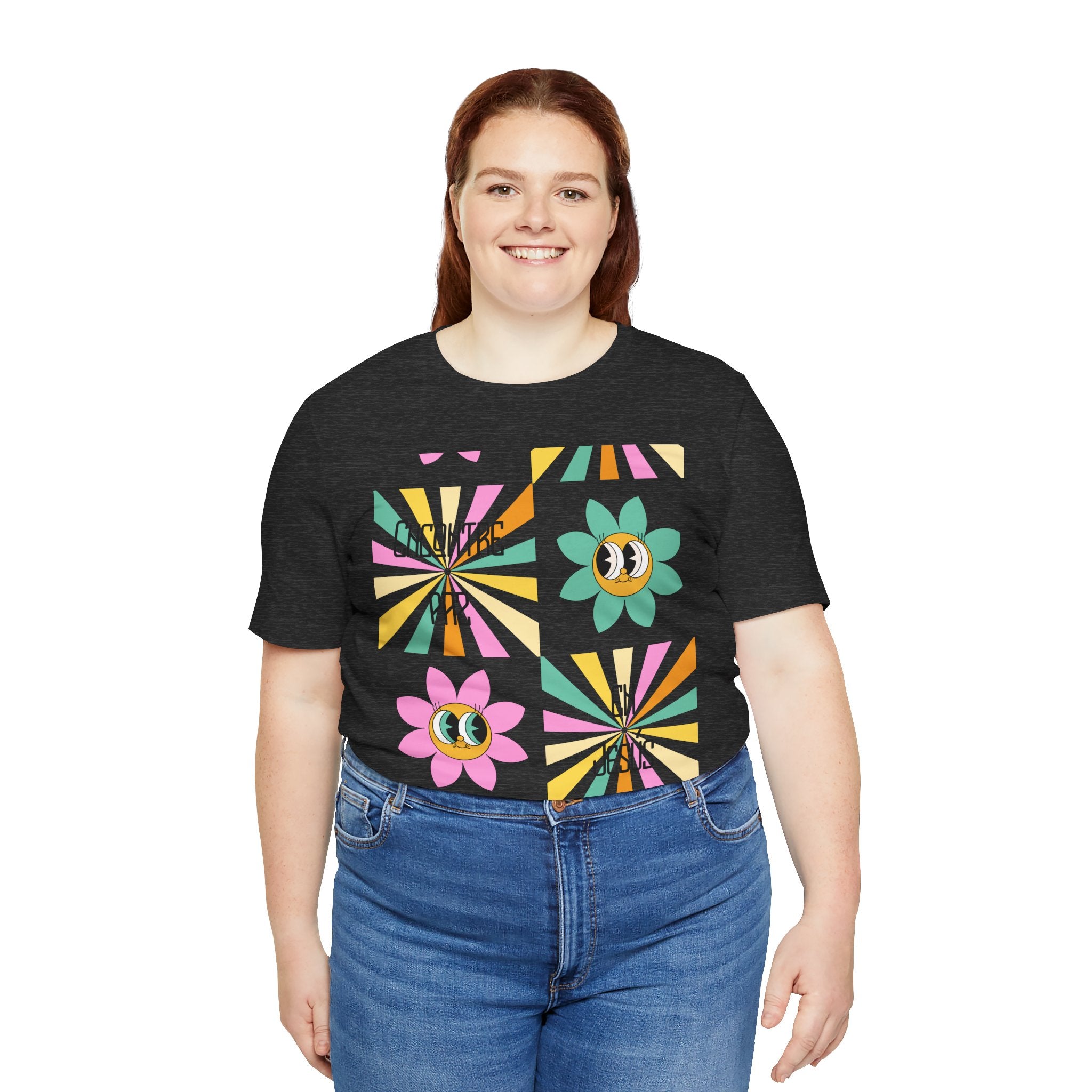 Woman's Spanish "Encontré paz en Jesús"- Camisa Retro Español