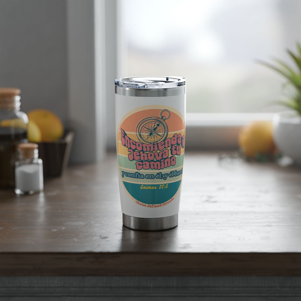 Tumbler - "Encomienda a Jehová tu camino" Diseño Feminina