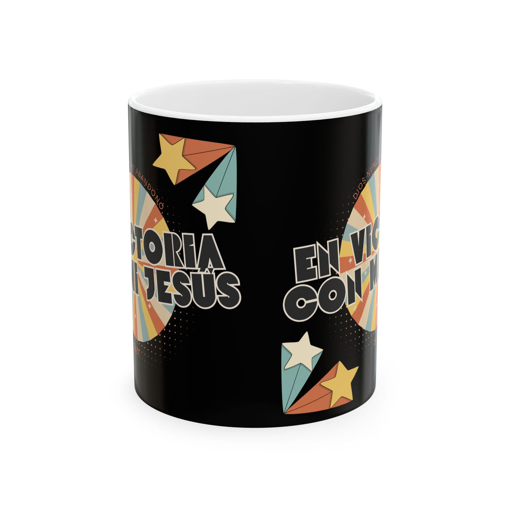 Taza para Café- 'En victoria con mi Jesús' Taza para hombres