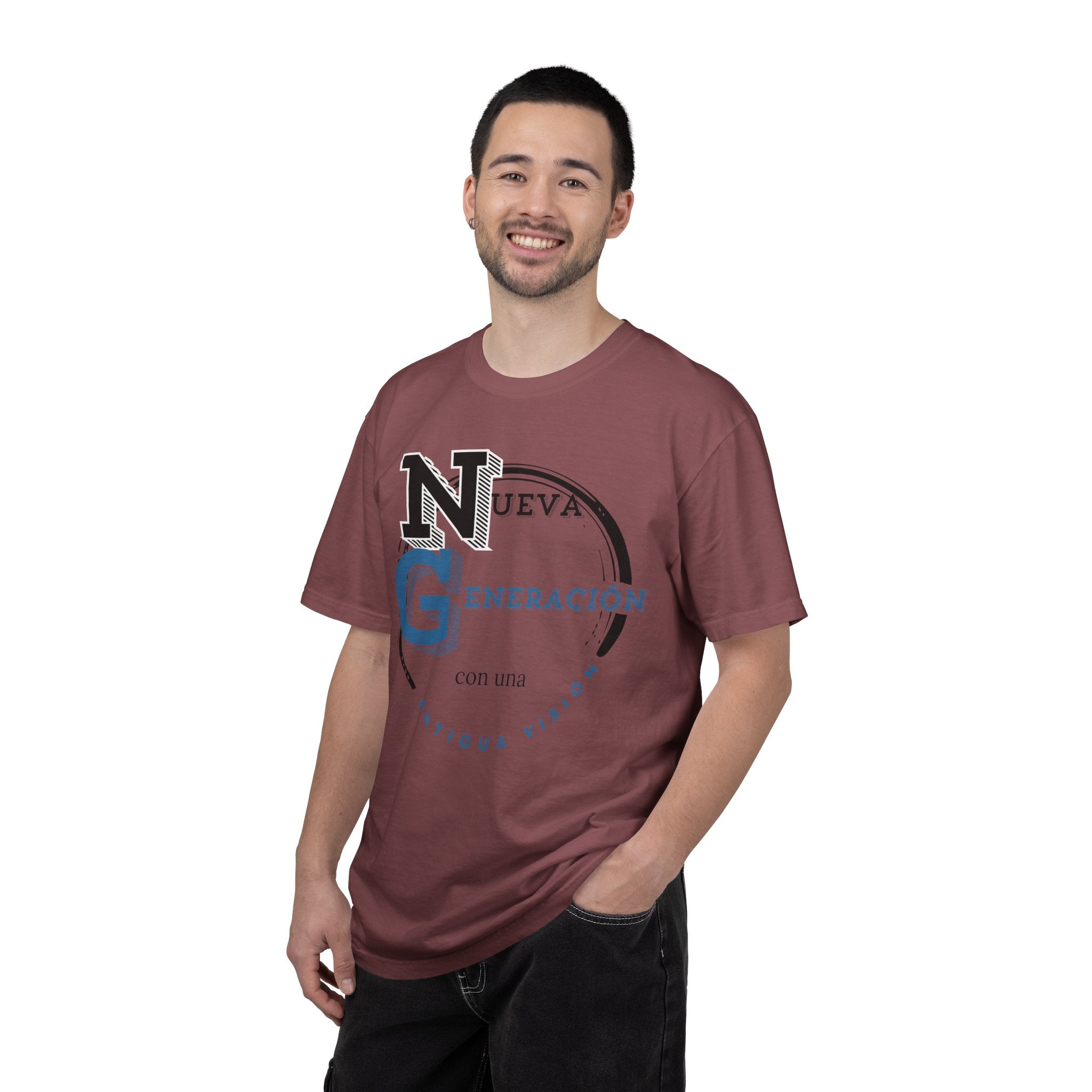 Romanos 1:16 Camisa de Hombres  — "Nueva Generación" Faith T‑Shirt