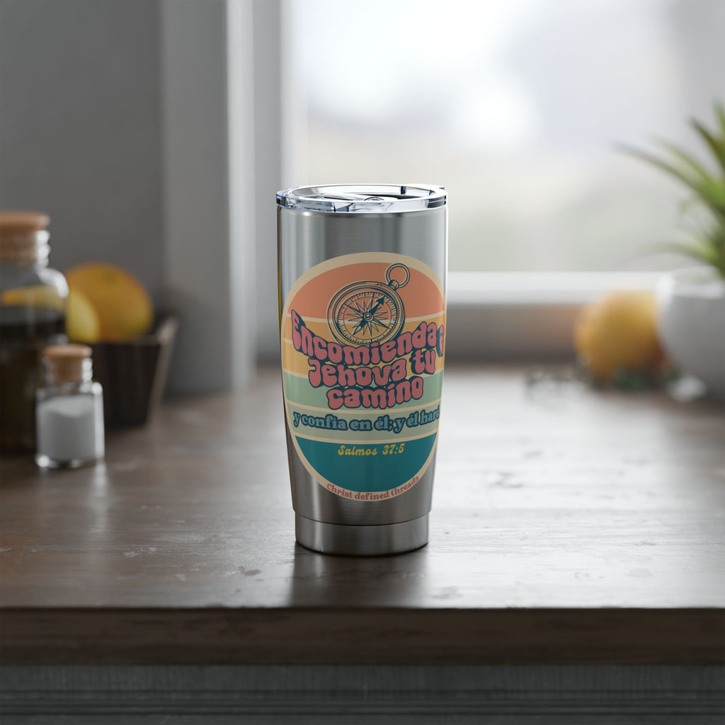Tumbler - "Encomienda a Jehová tu camino" Diseño Feminina