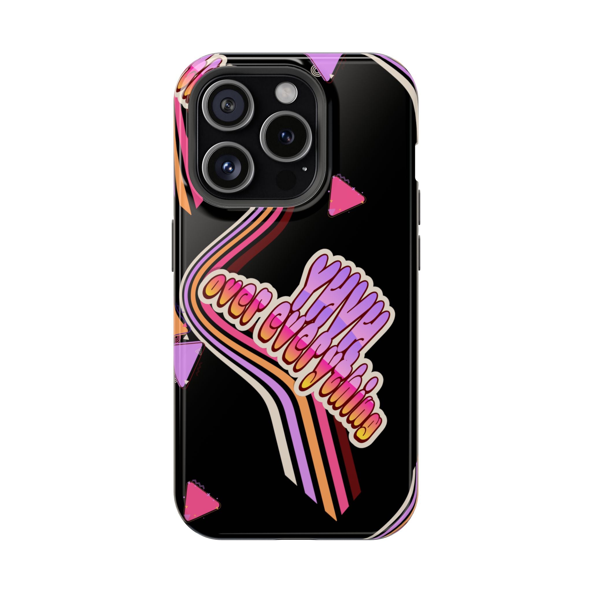 Retro 'YHVH over everything' Magnetic Phone Case — Impact-Resistant Protective Cover