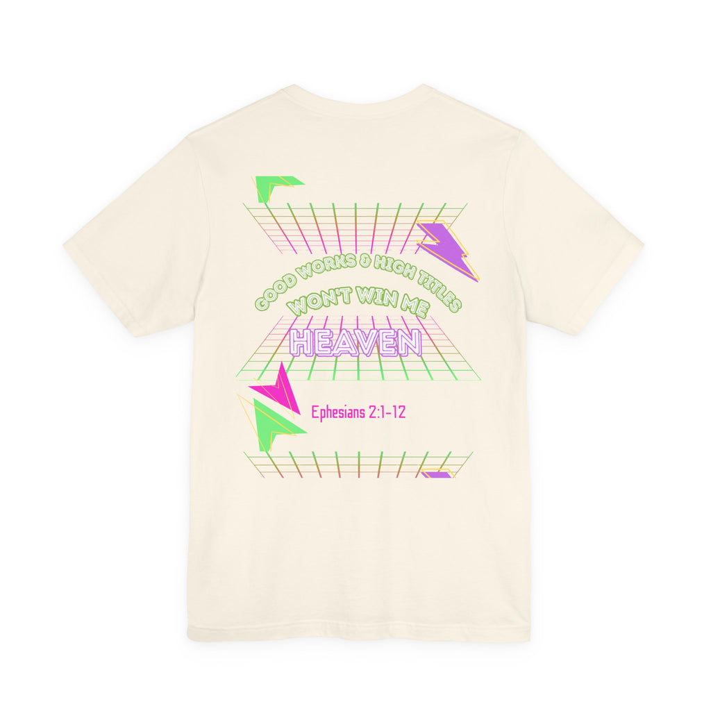 Woman's "Good works" Retro Tee— Ephesians 2:1-12 Retro Christian T-Shirt