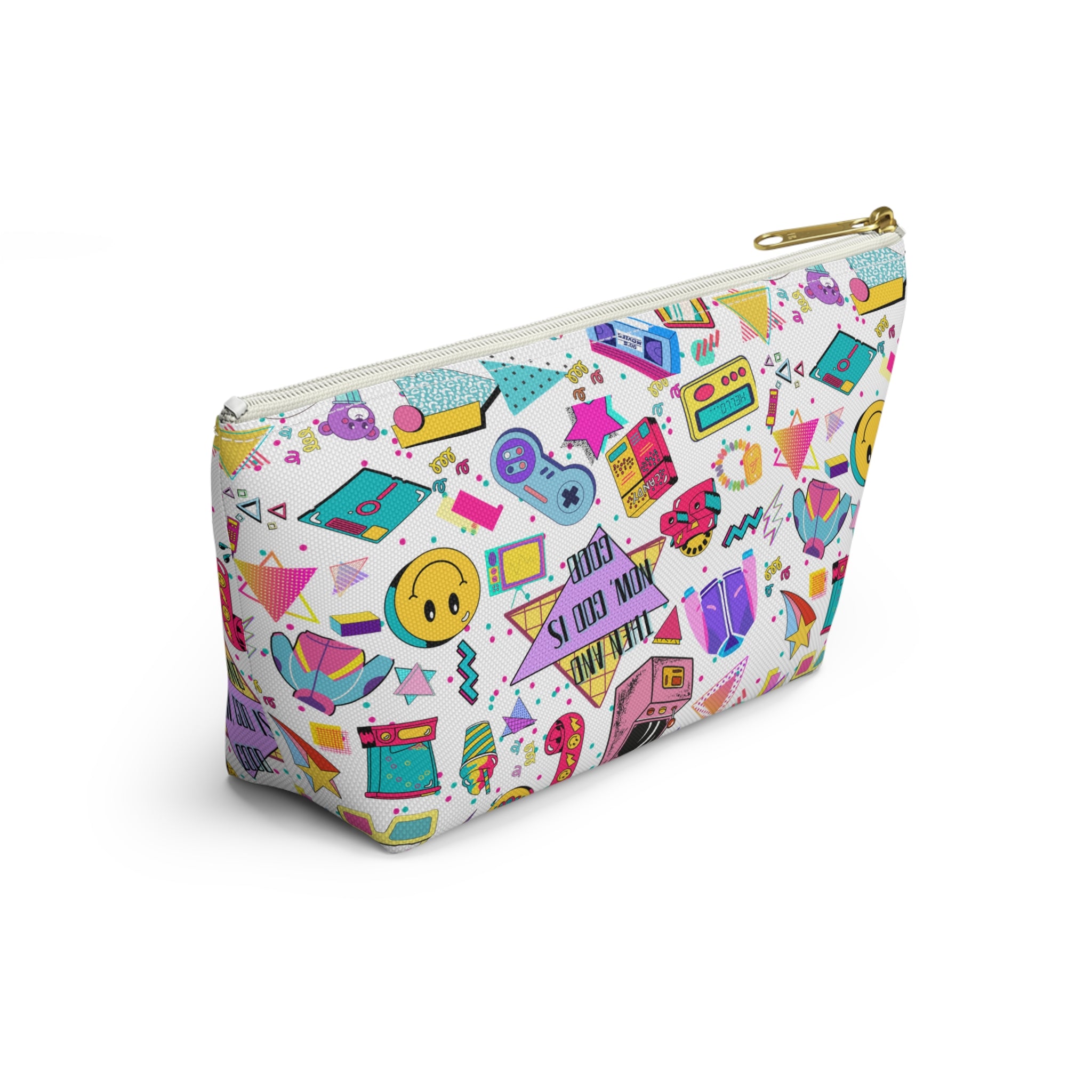 "Then and now God is good" Accessory Pouch — 80's & 90's nostalgia Graphic Bag