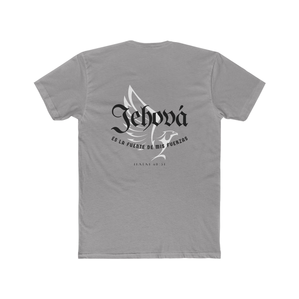 Isaías 40:31 Camisa para hombres — "Jehová es la fuente de mis fuerzas" Christian Faith T‑Shirt