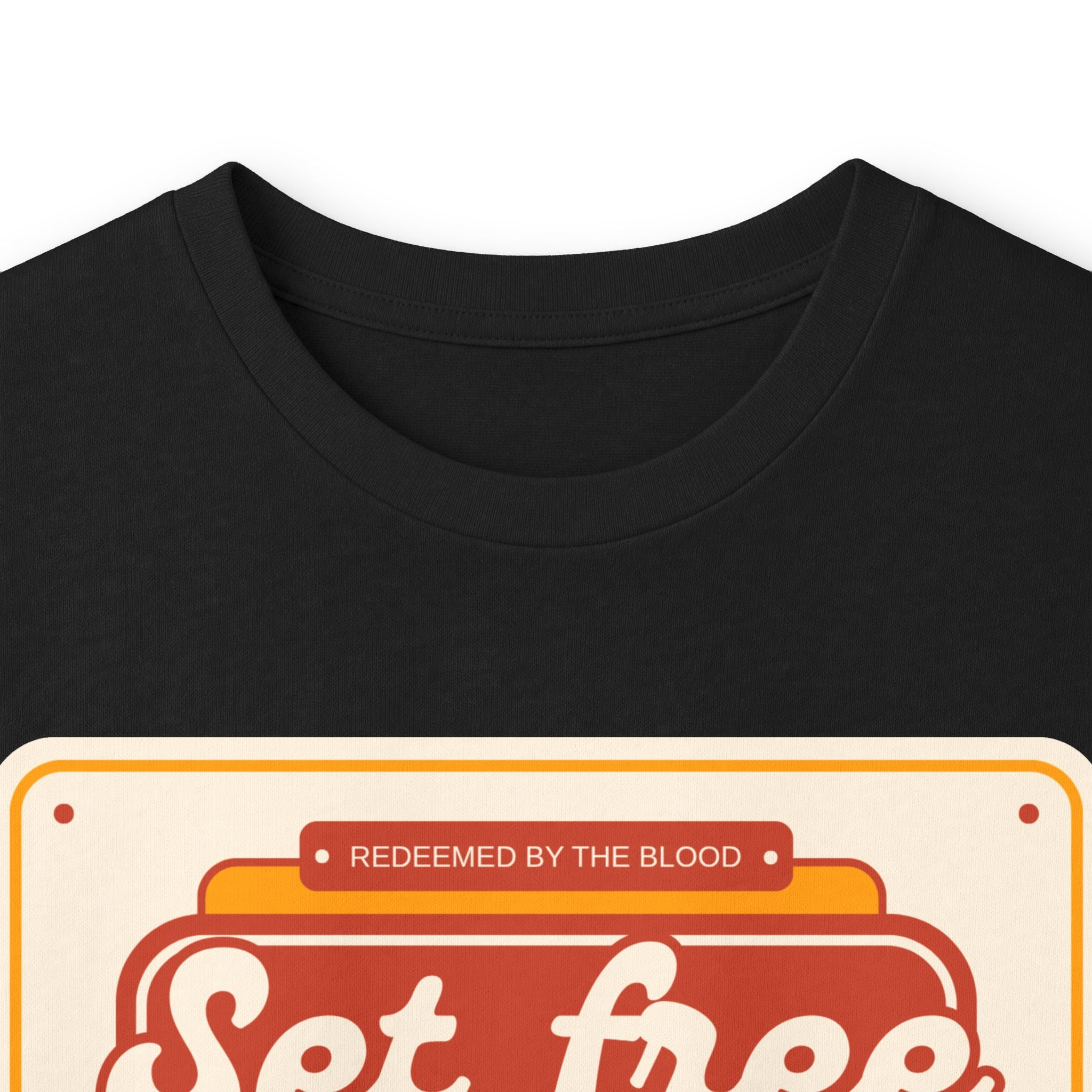 Men's 'Set free indeed' - Ultra Cotton Long Sleeve Tee