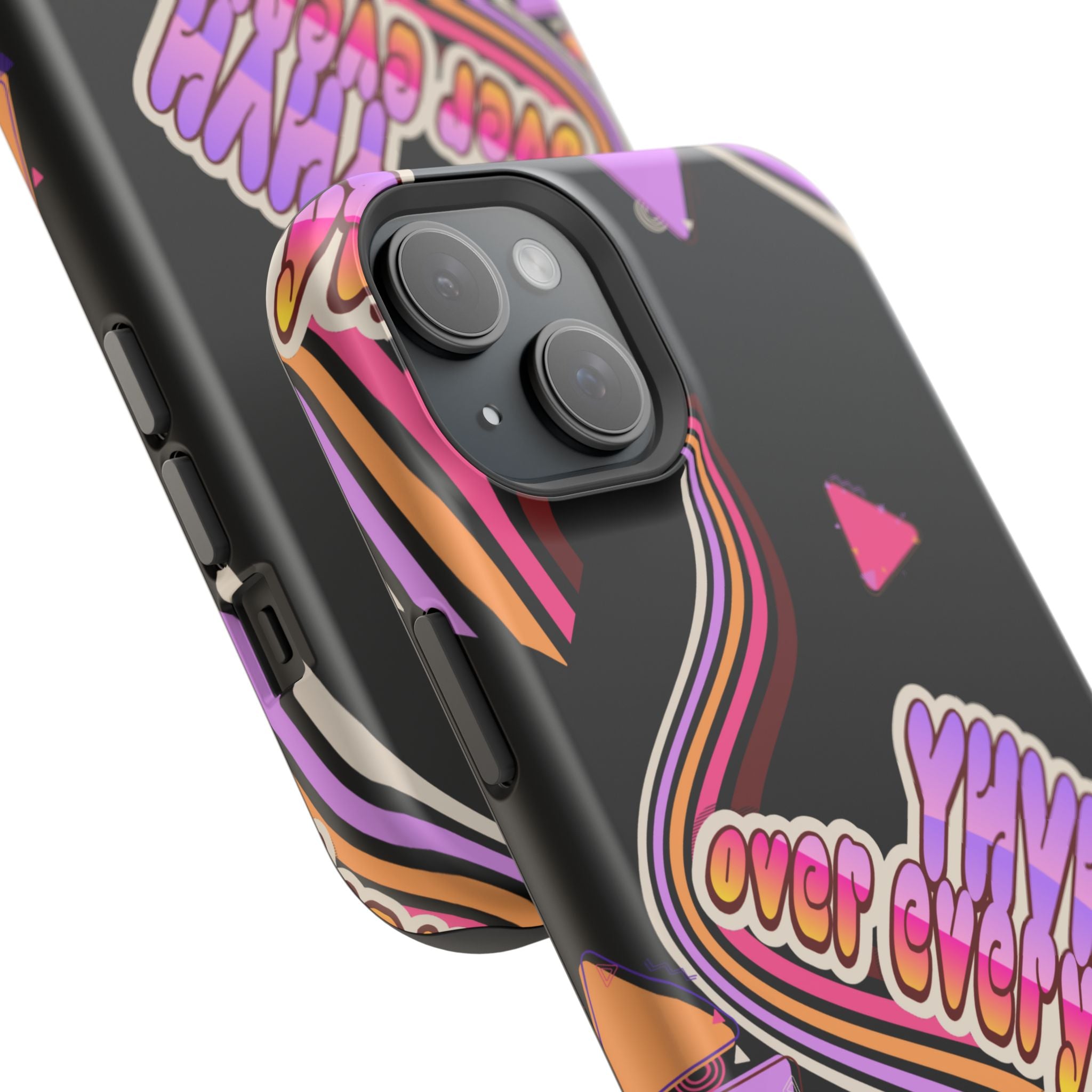 Retro 'YHVH over everything' Magnetic Phone Case — Impact-Resistant Protective Cover