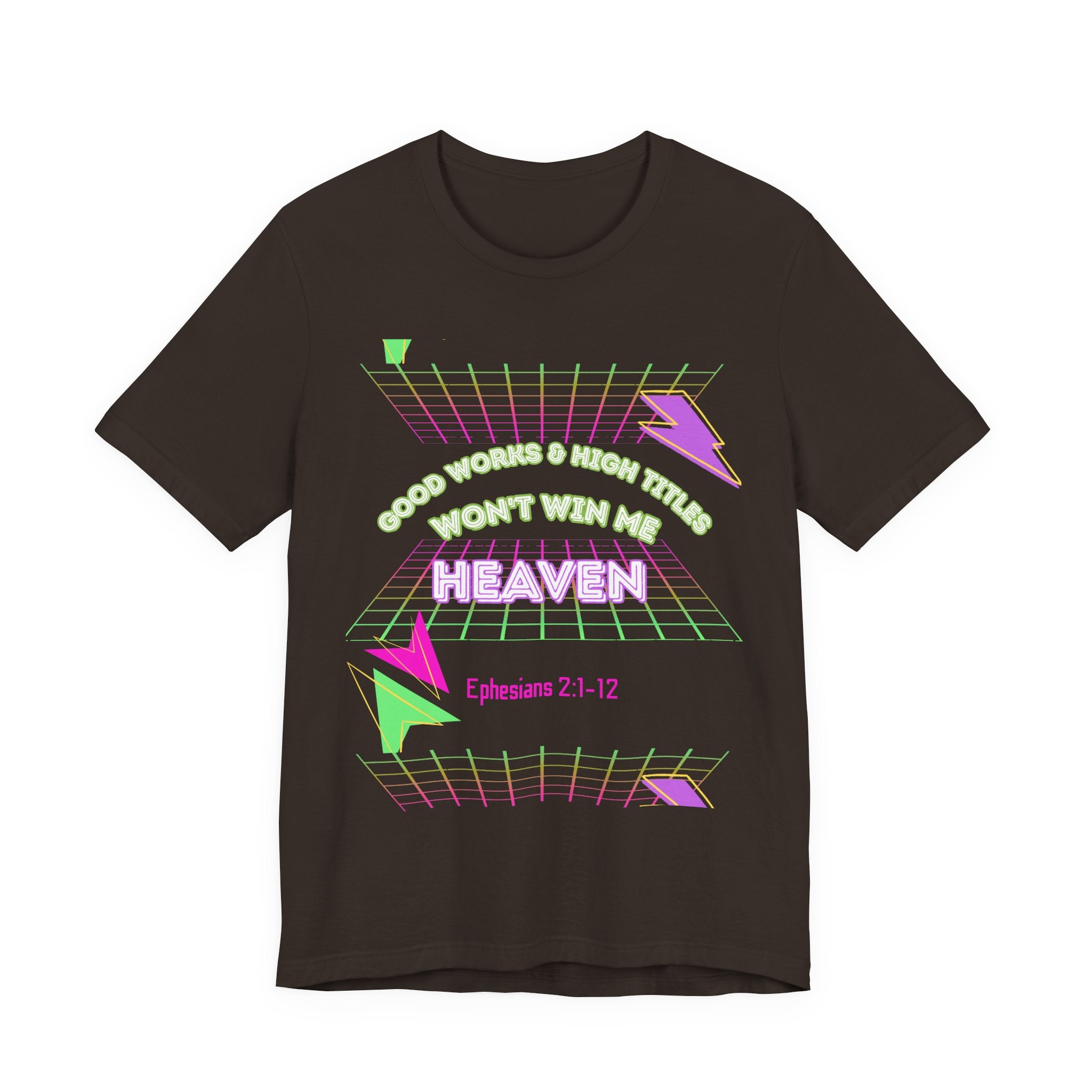 Woman's "Good works" Retro Tee— Ephesians 2:1-12 Retro Christian T-Shirt