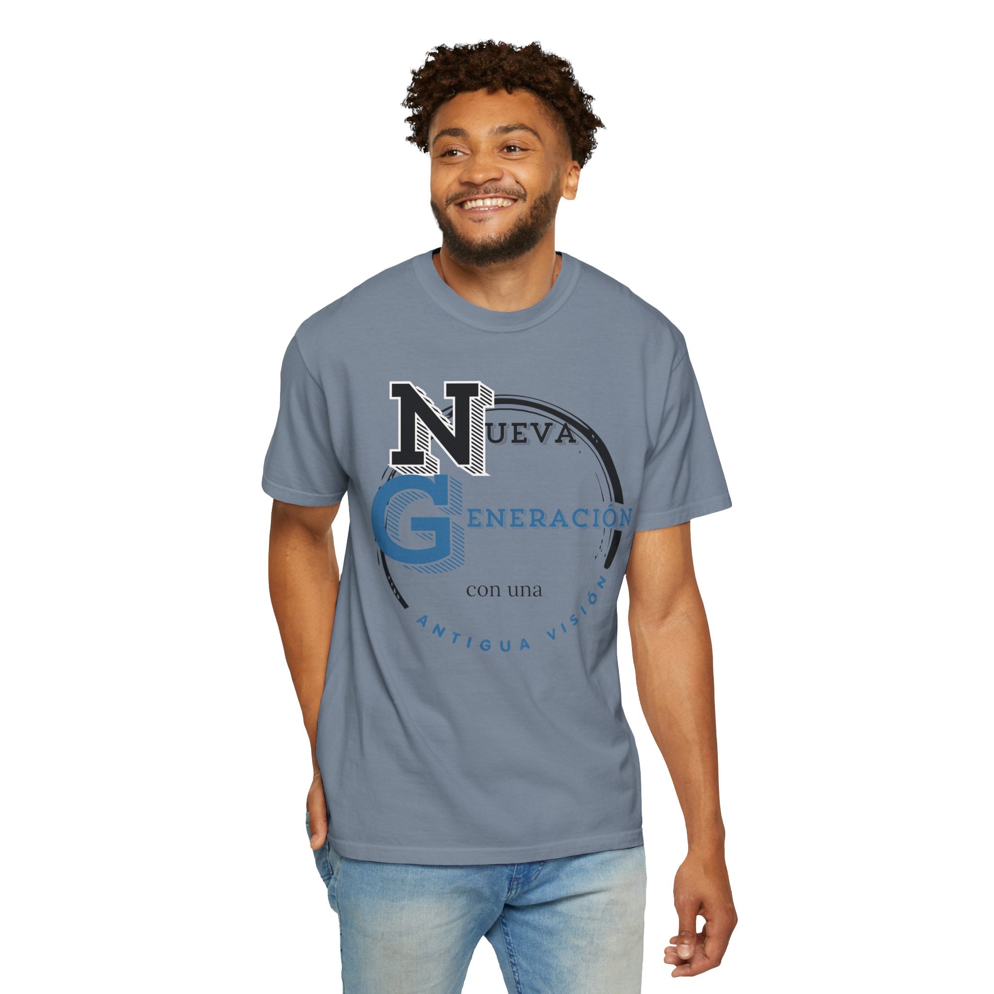 Romanos 1:16 Camisa de Hombres  — "Nueva Generación" Faith T‑Shirt