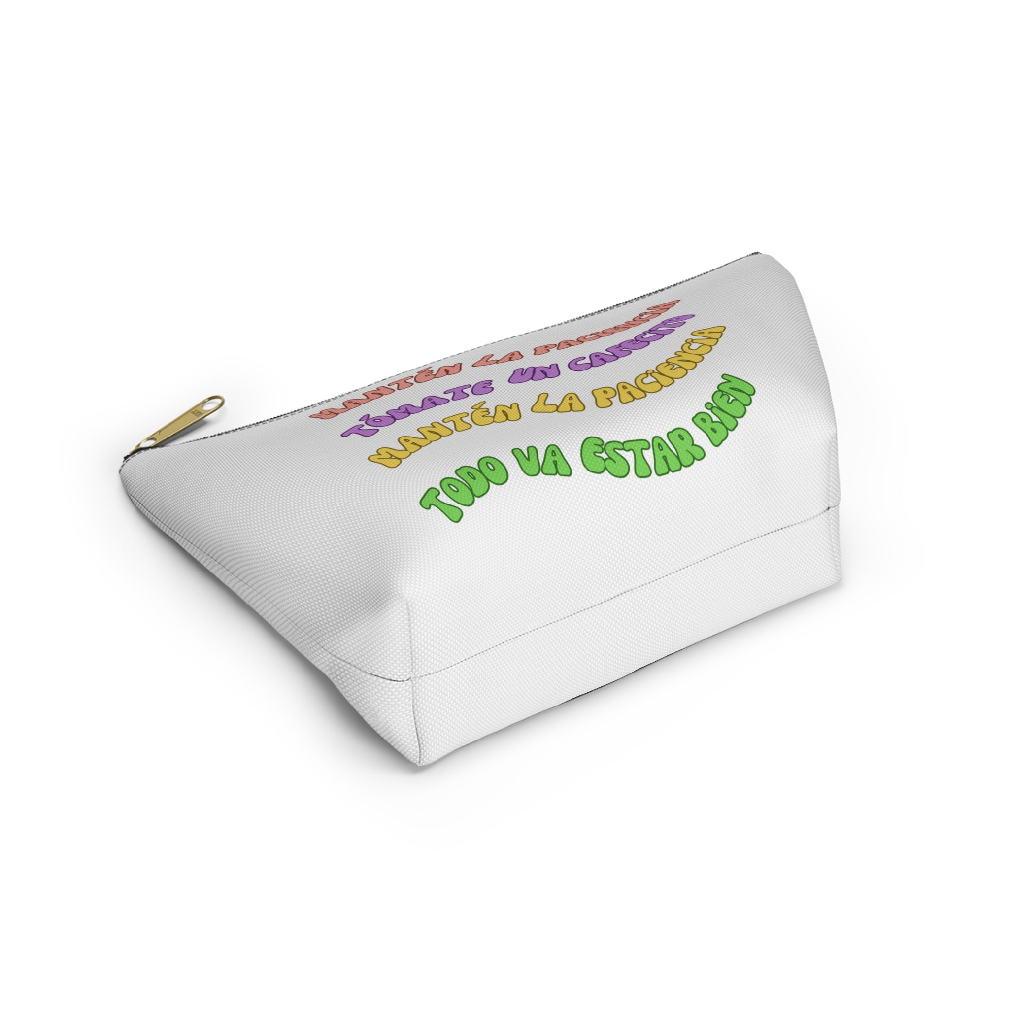 Accessory Pouch — Spanish Message “Mantén la Paciencia...”