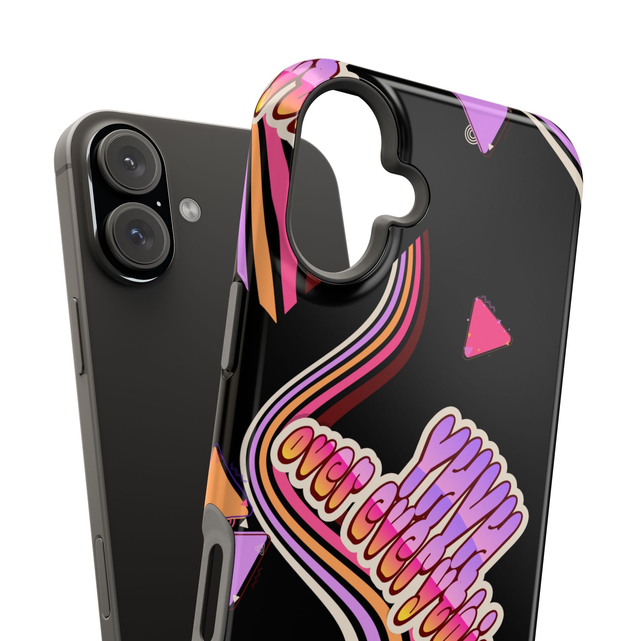 Retro 'YHVH over everything' Magnetic Phone Case — Impact-Resistant Protective Cover