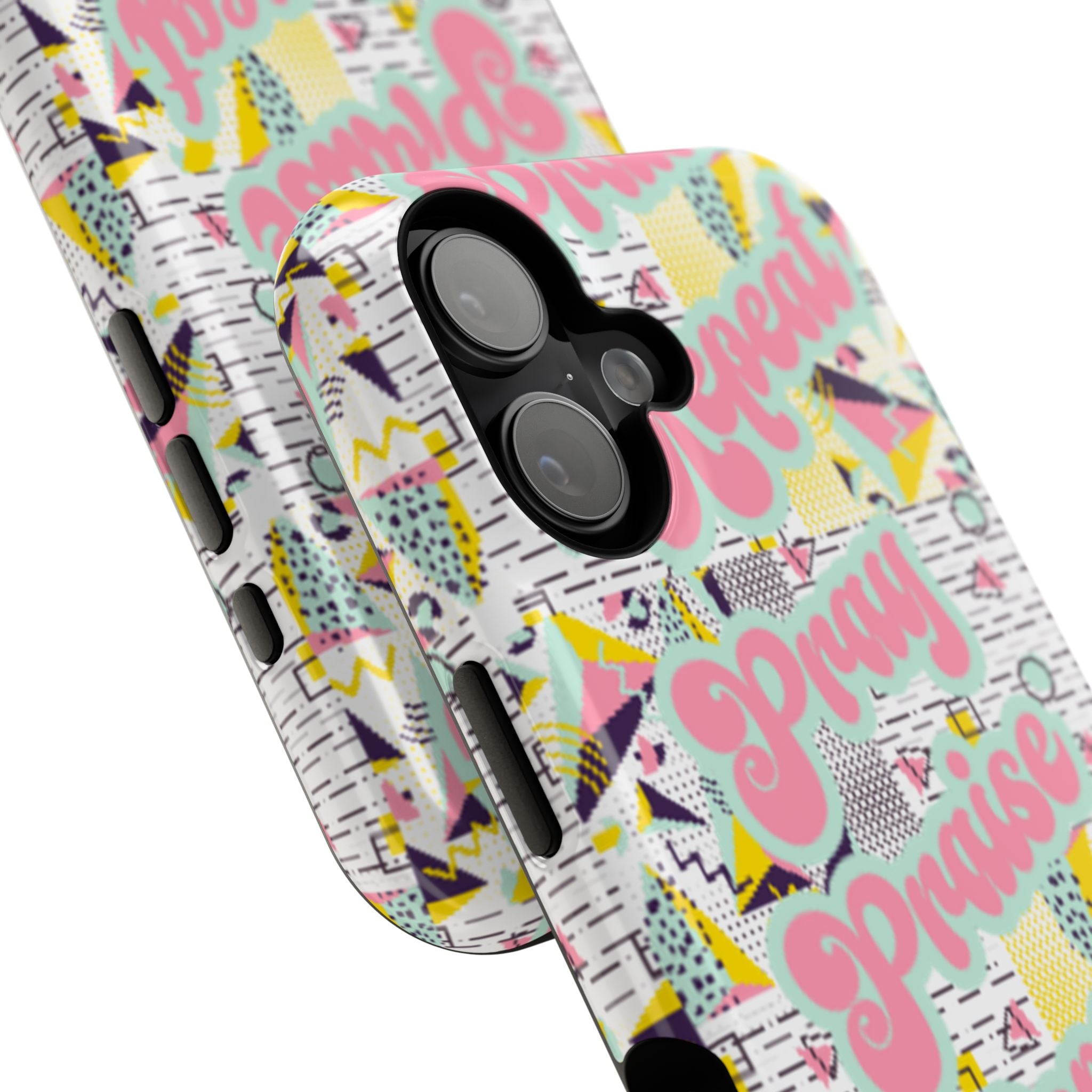Retro Pray Praise Repeat Women's  Phone Case- Impact-Resistant Cases
