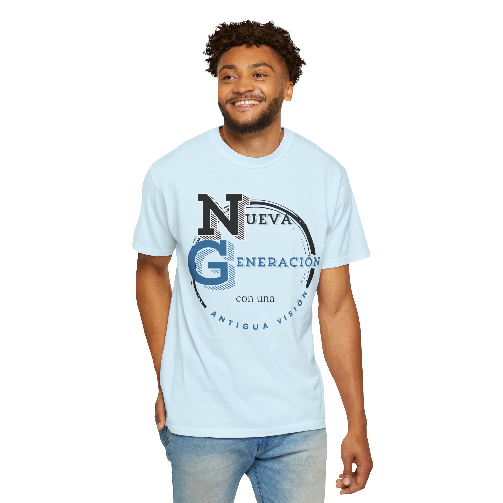 Romanos 1:16 Camisa de Hombres  — "Nueva Generación" Faith T‑Shirt