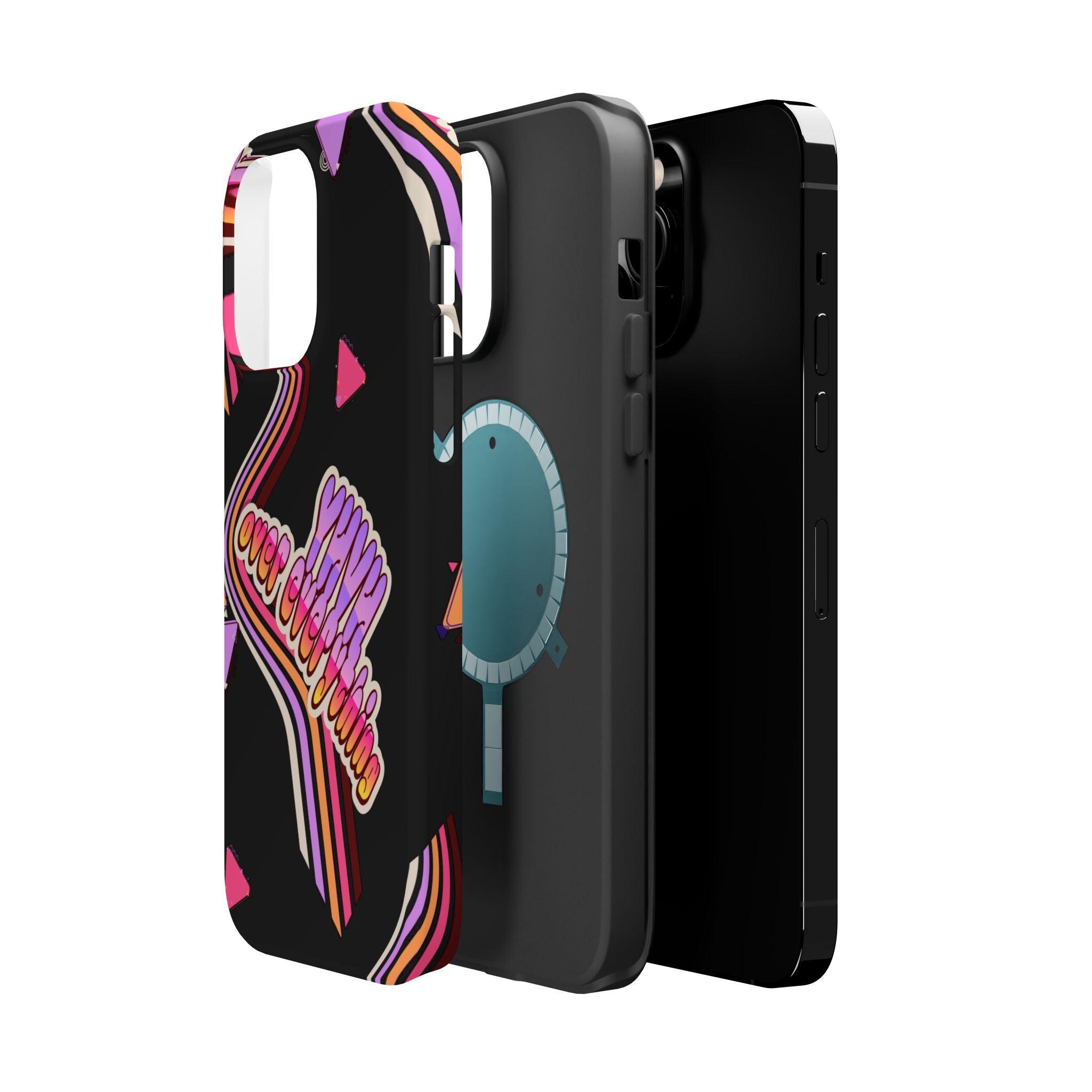 Retro 'YHVH over everything' Magnetic Phone Case — Impact-Resistant Protective Cover