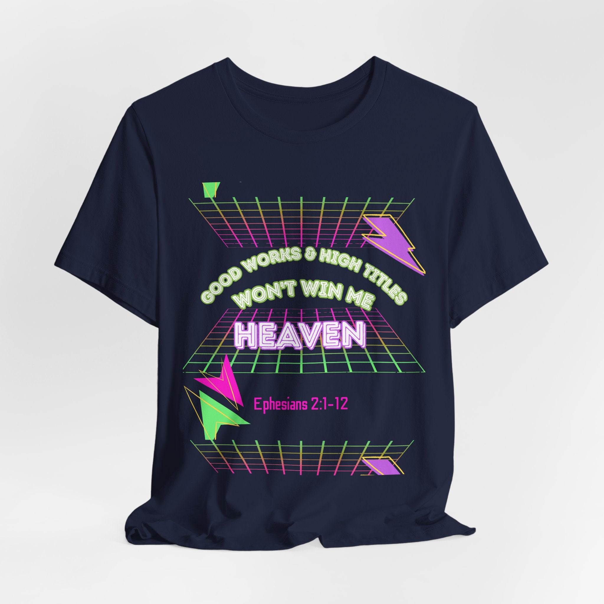 Woman's "Good works" Retro Tee— Ephesians 2:1-12 Retro Christian T-Shirt