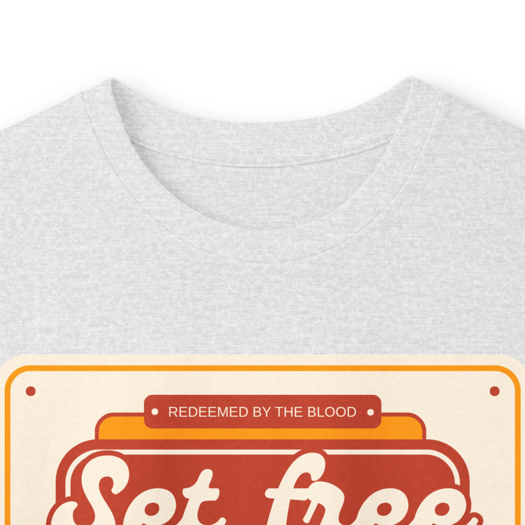 Men's 'Set free indeed' - Ultra Cotton Long Sleeve Tee