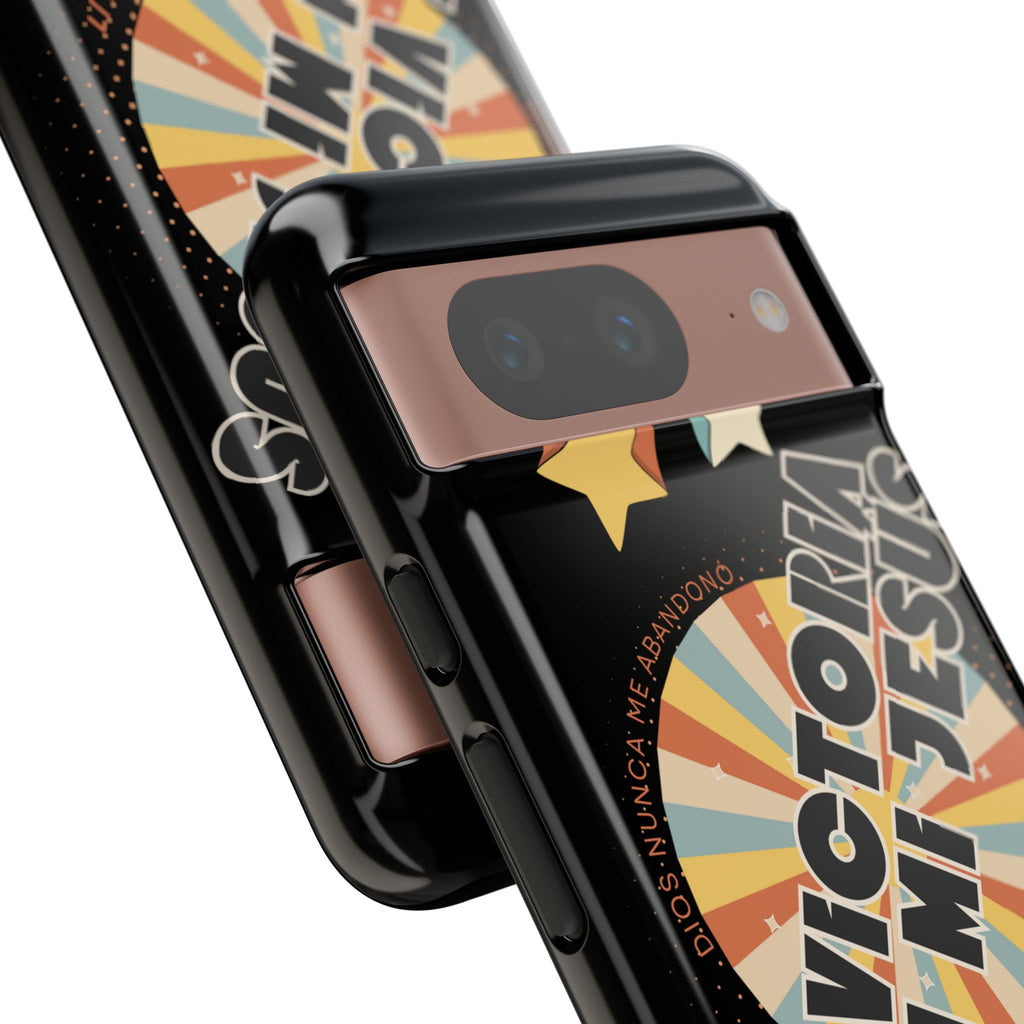 'En Victoria Con Jesús' Retro Protección de telefono