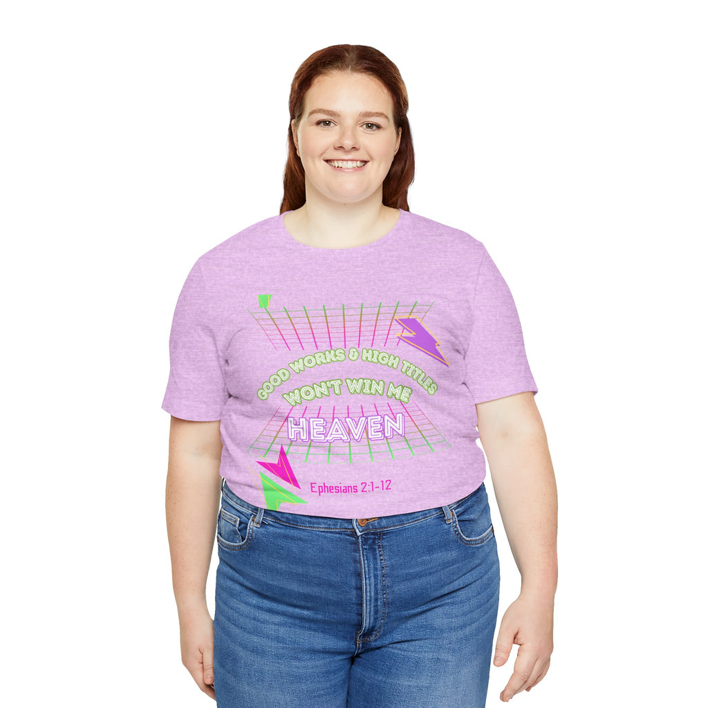 Woman's "Good works" Retro Tee— Ephesians 2:1-12 Retro Christian T-Shirt