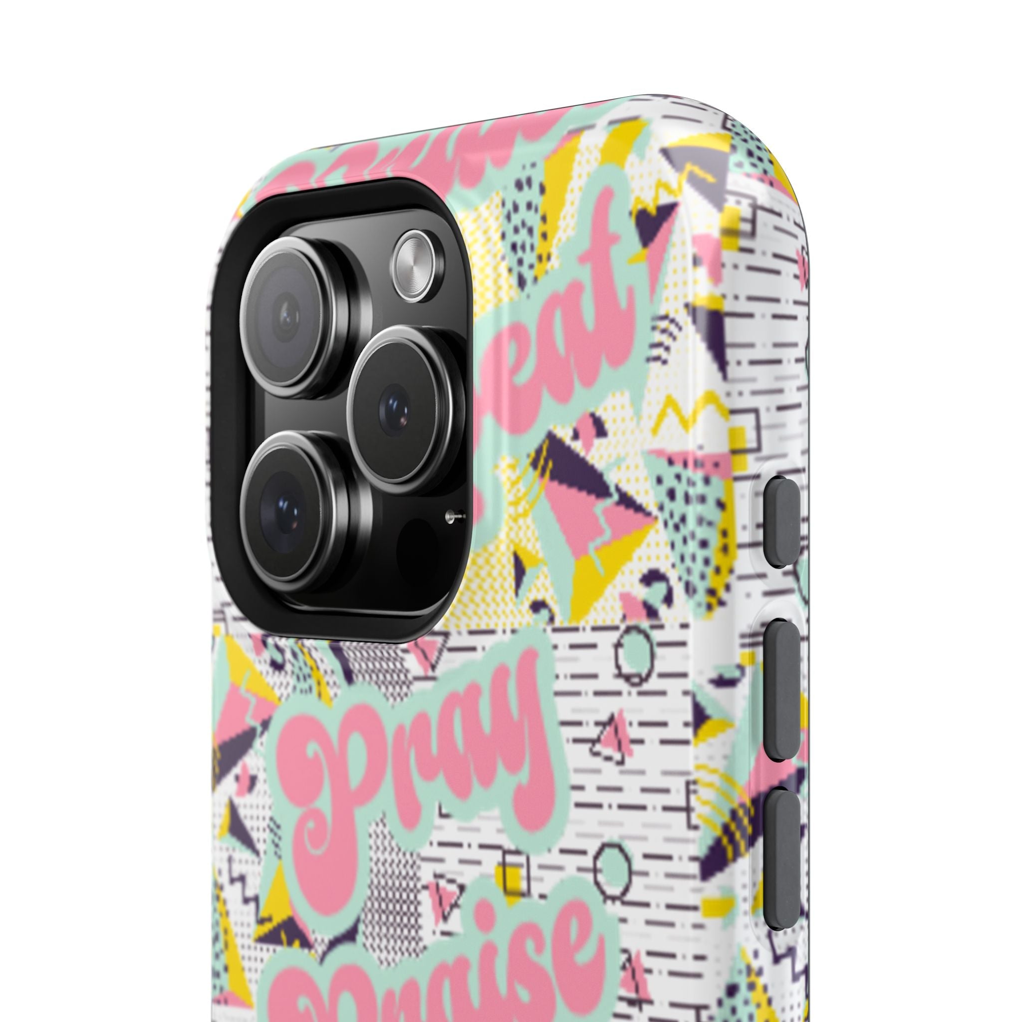 Retro Pray Praise Repeat Women's  Phone Case- Impact-Resistant Cases