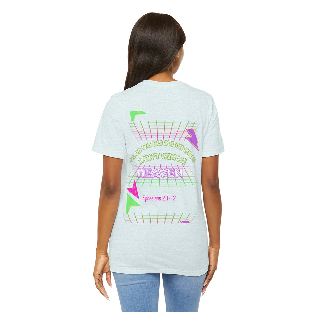 Woman's "Good works" Retro Tee— Ephesians 2:1-12 Retro Christian T-Shirt