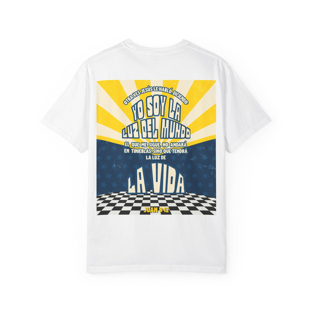 'Se esa luz que enciende a otros' Camisa para hombres — "Jesus les dijo: Yo Soy la Luz del Mundo" Juan 8:12
